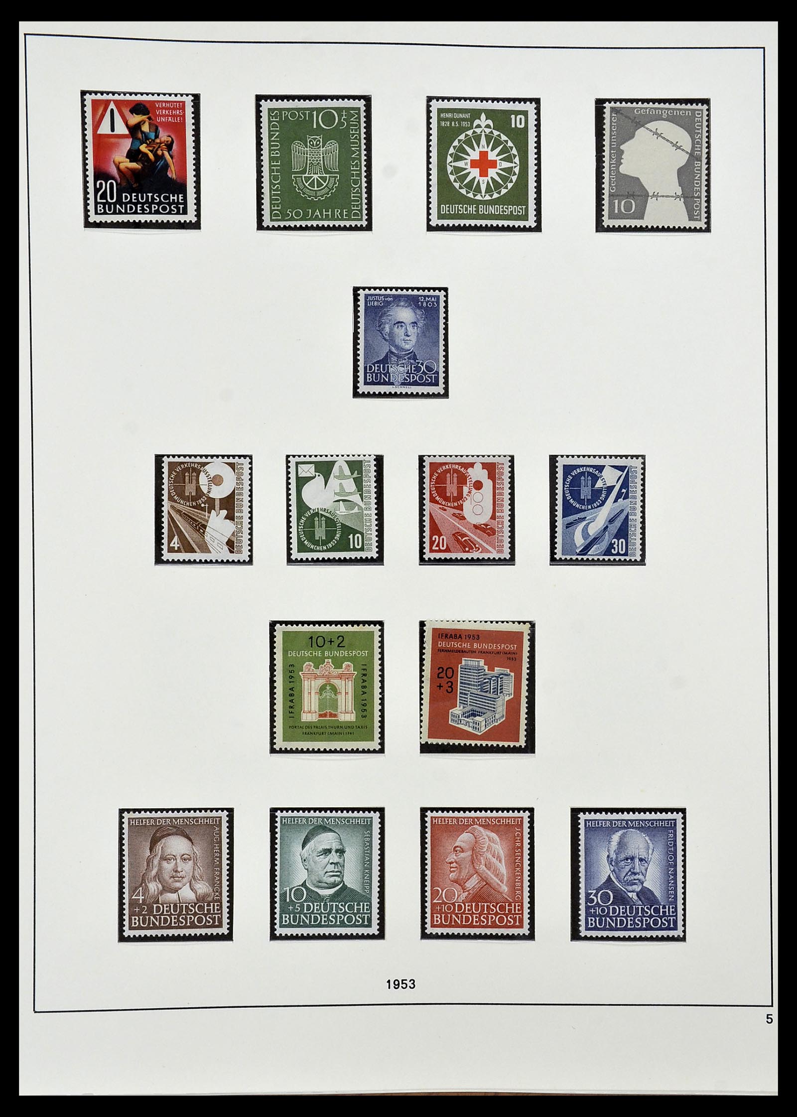 34103 005 - Postzegelverzameling 34103 Bundespost 1949-1990.