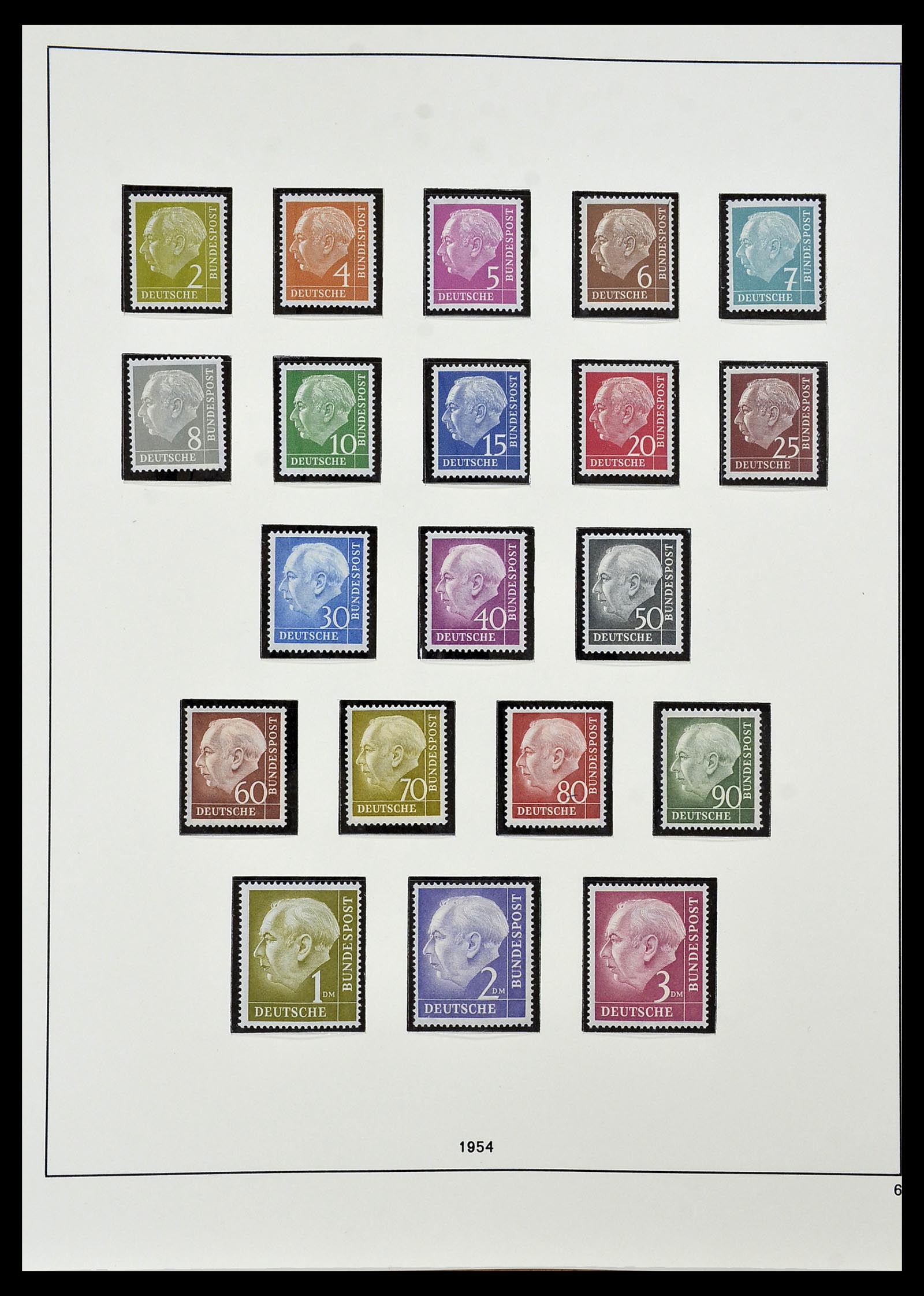 34103 006 - Postzegelverzameling 34103 Bundespost 1949-1990.