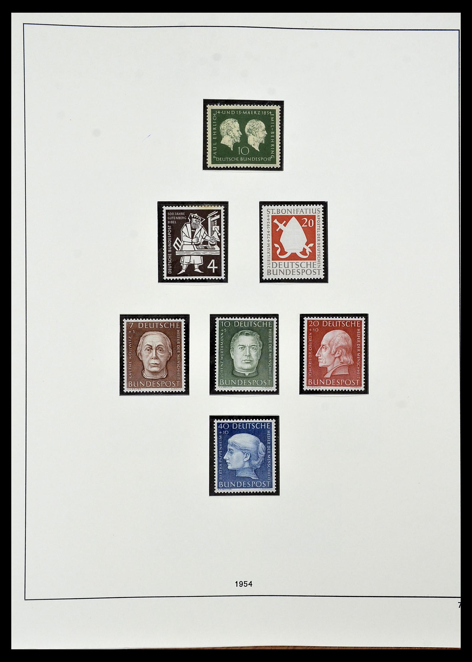 34103 007 - Stamp collection 34103 Bundespost 1949-1990.