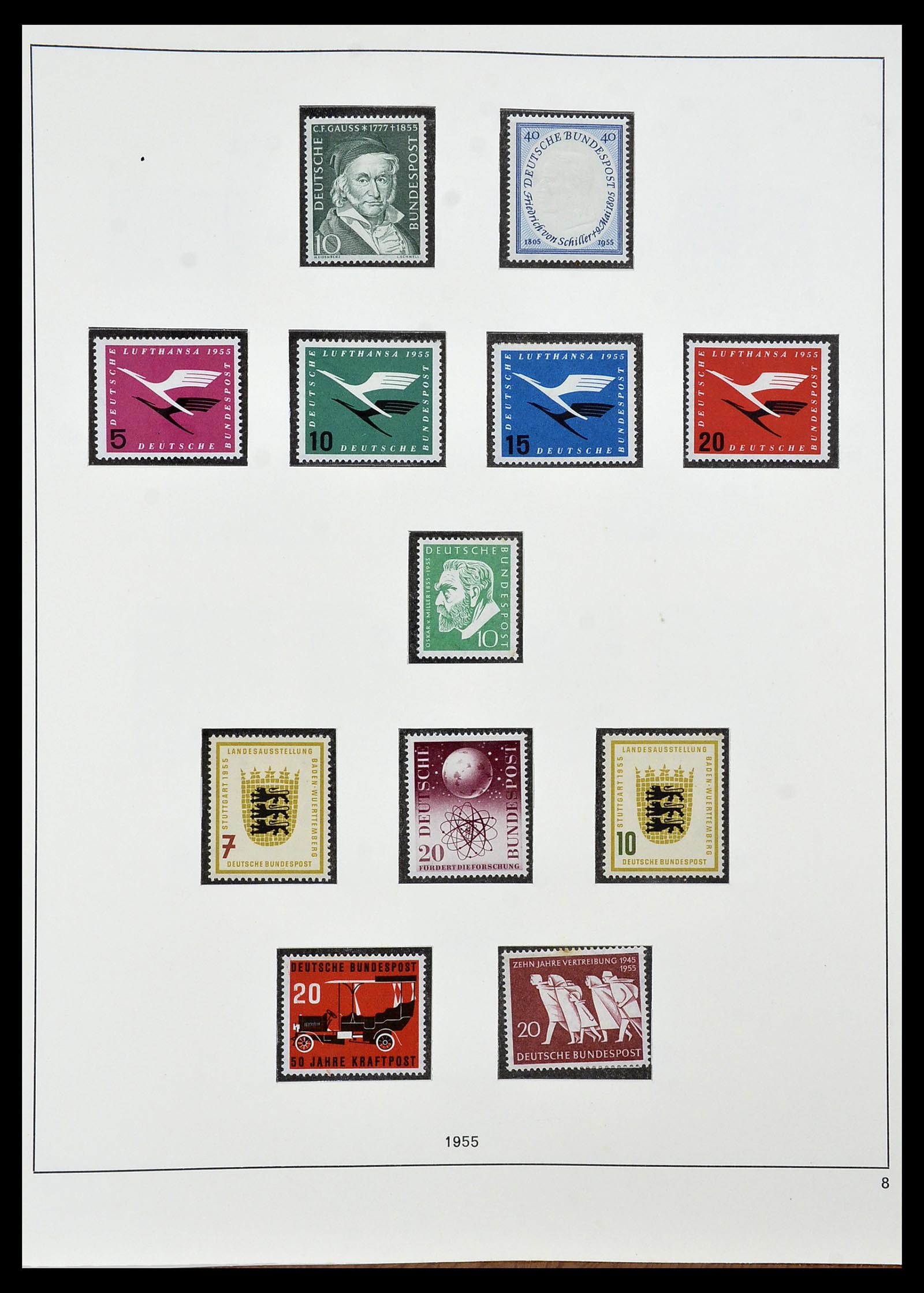 34103 008 - Postzegelverzameling 34103 Bundespost 1949-1990.
