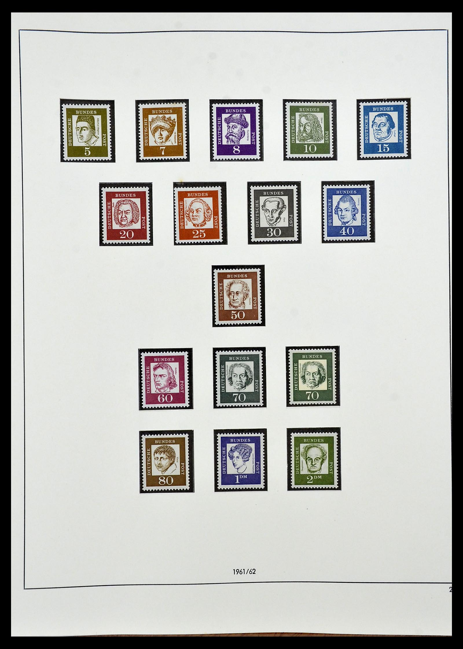 34103 021 - Postzegelverzameling 34103 Bundespost 1949-1990.