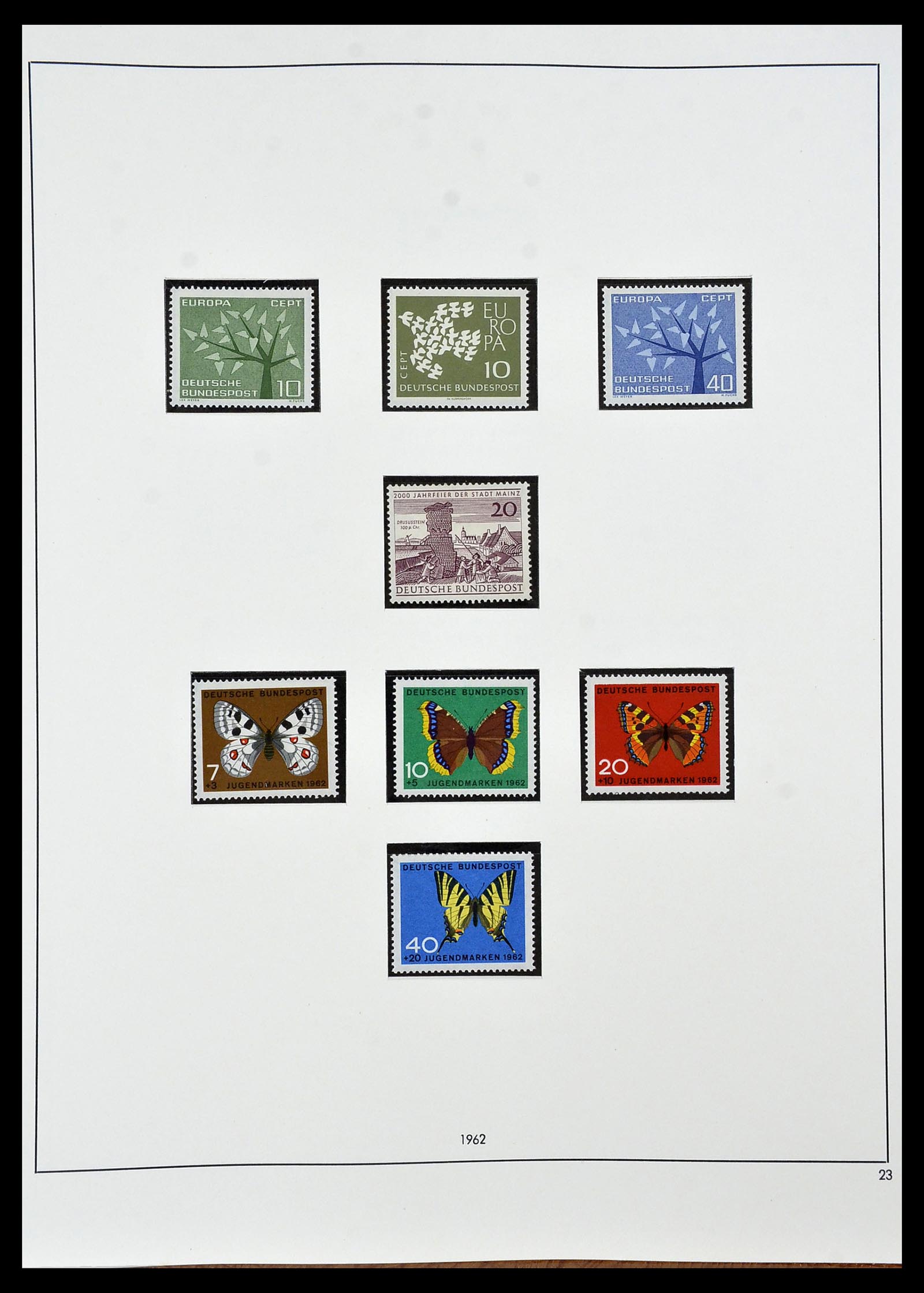 34103 023 - Stamp collection 34103 Bundespost 1949-1990.