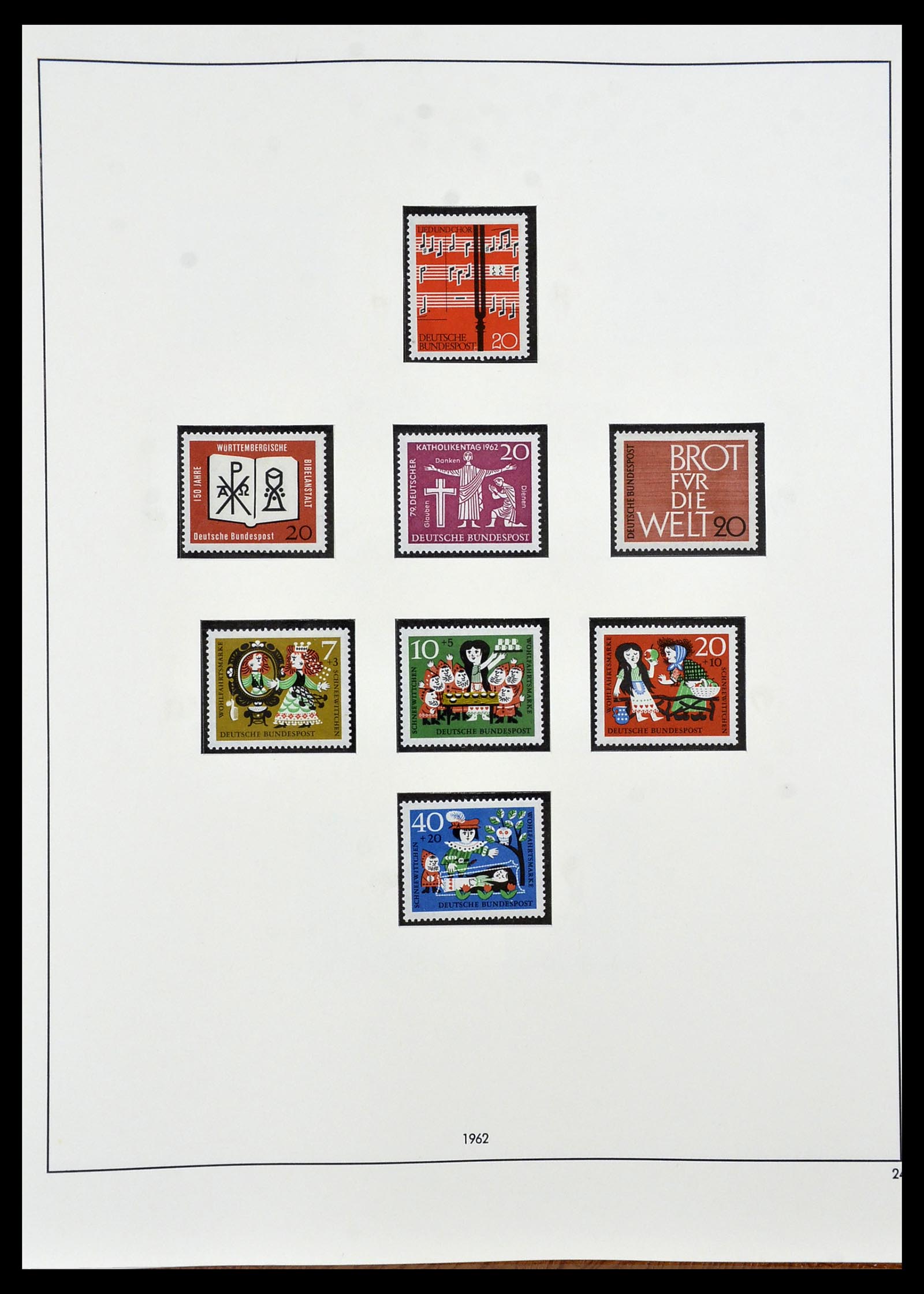 34103 024 - Postzegelverzameling 34103 Bundespost 1949-1990.