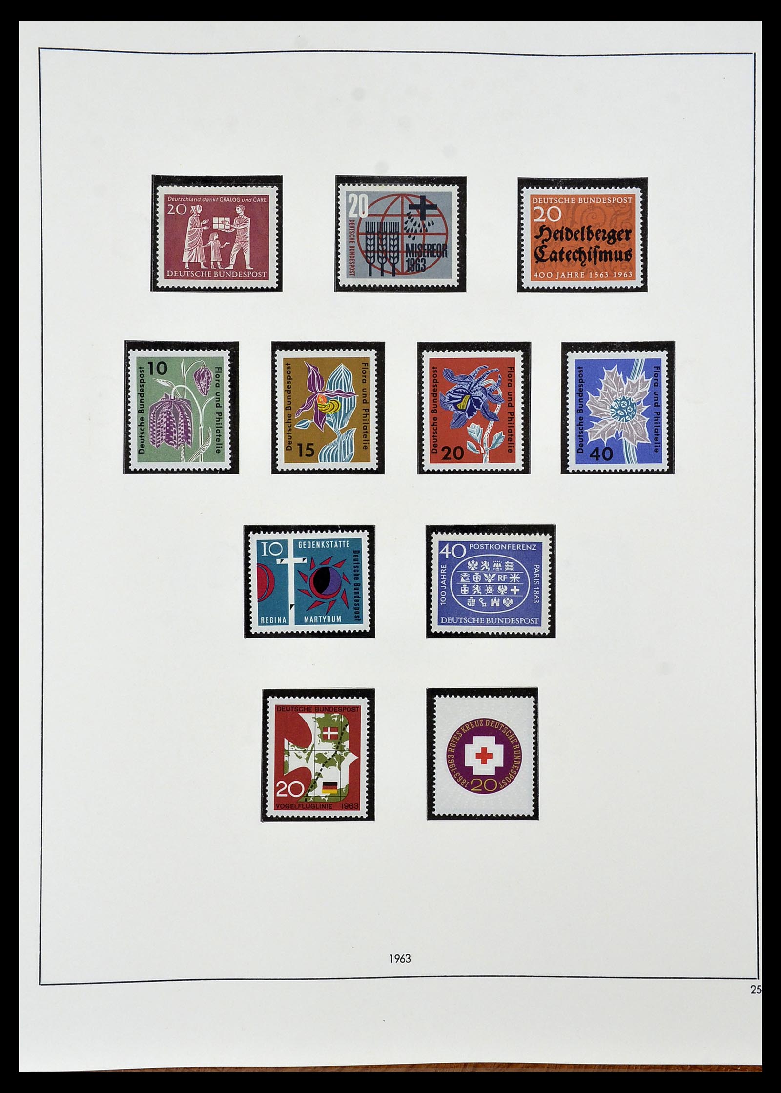 34103 025 - Postzegelverzameling 34103 Bundespost 1949-1990.