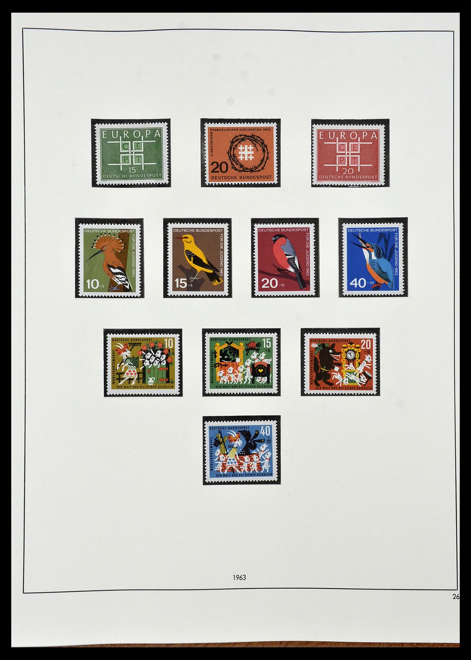 34103 026 - Postzegelverzameling 34103 Bundespost 1949-1990.