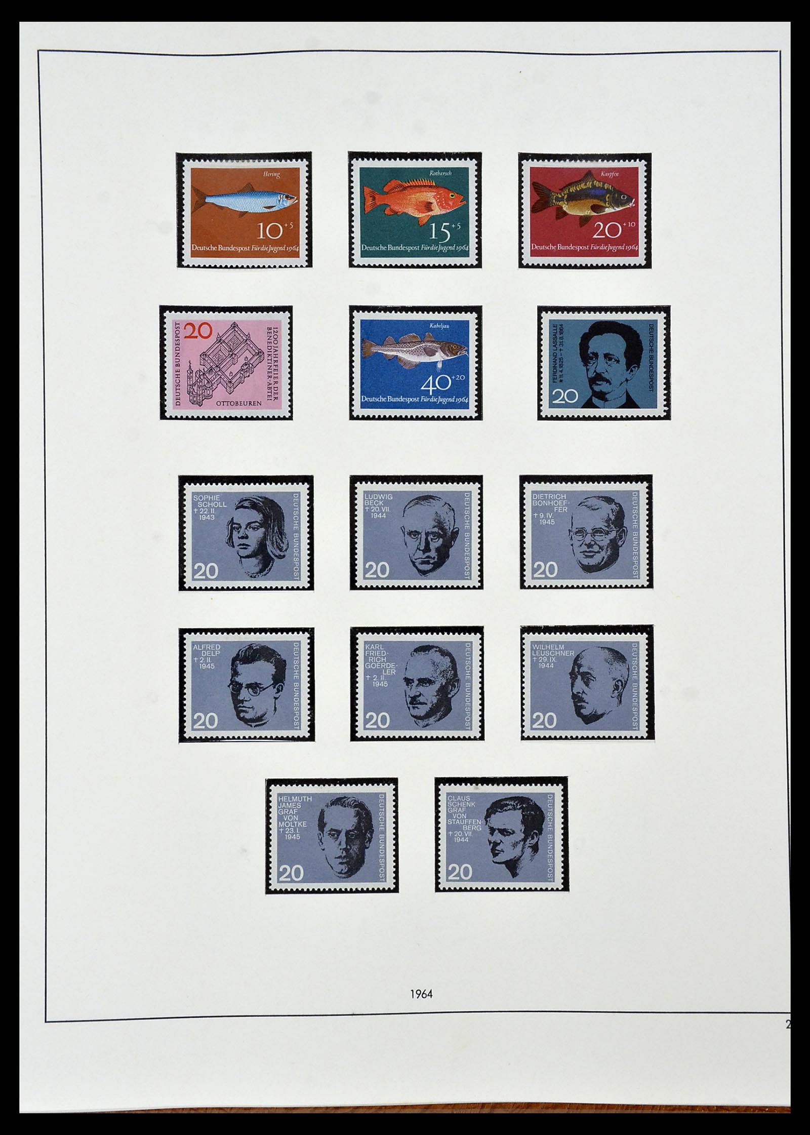 34103 028 - Stamp collection 34103 Bundespost 1949-1990.