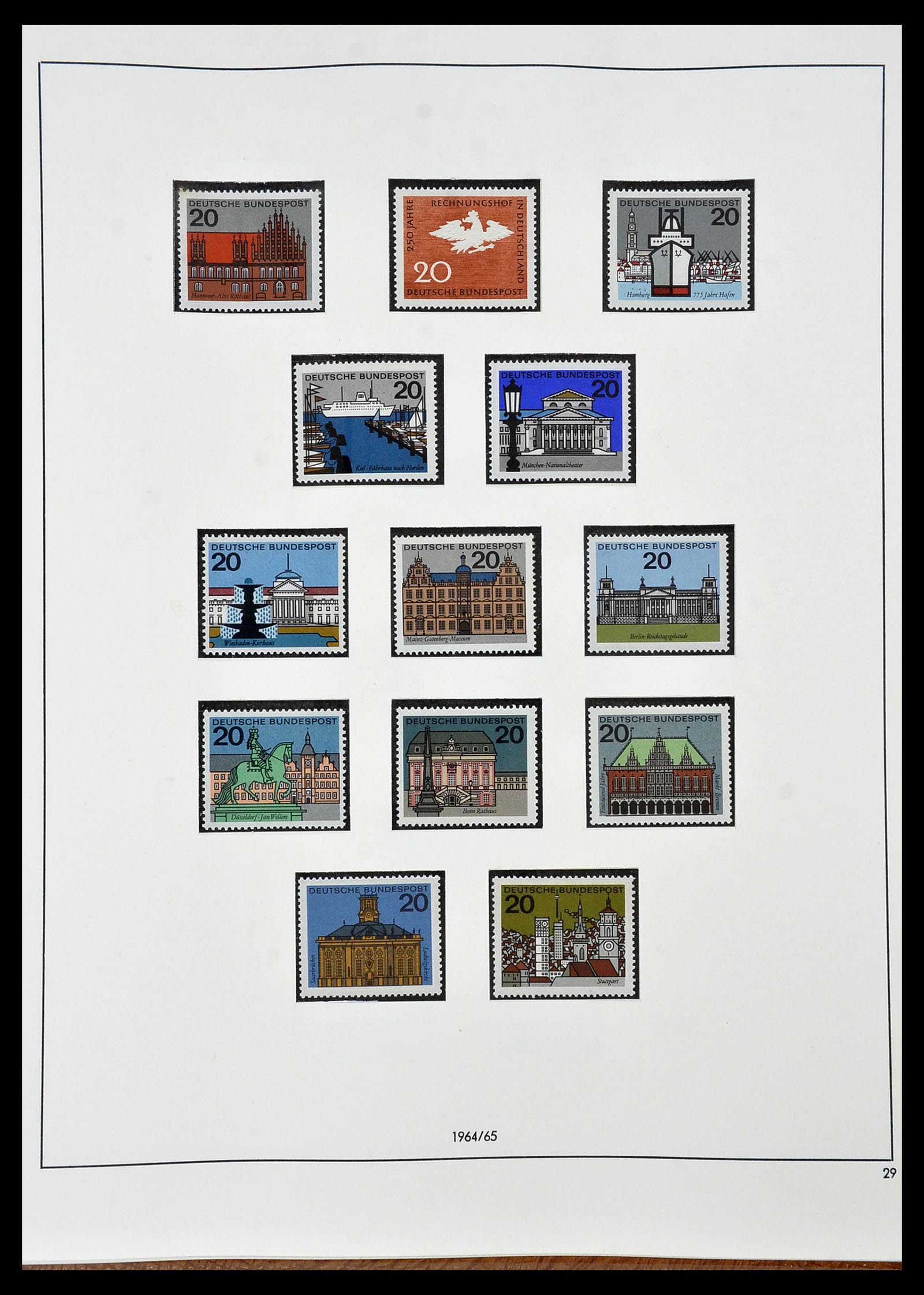 34103 030 - Postzegelverzameling 34103 Bundespost 1949-1990.