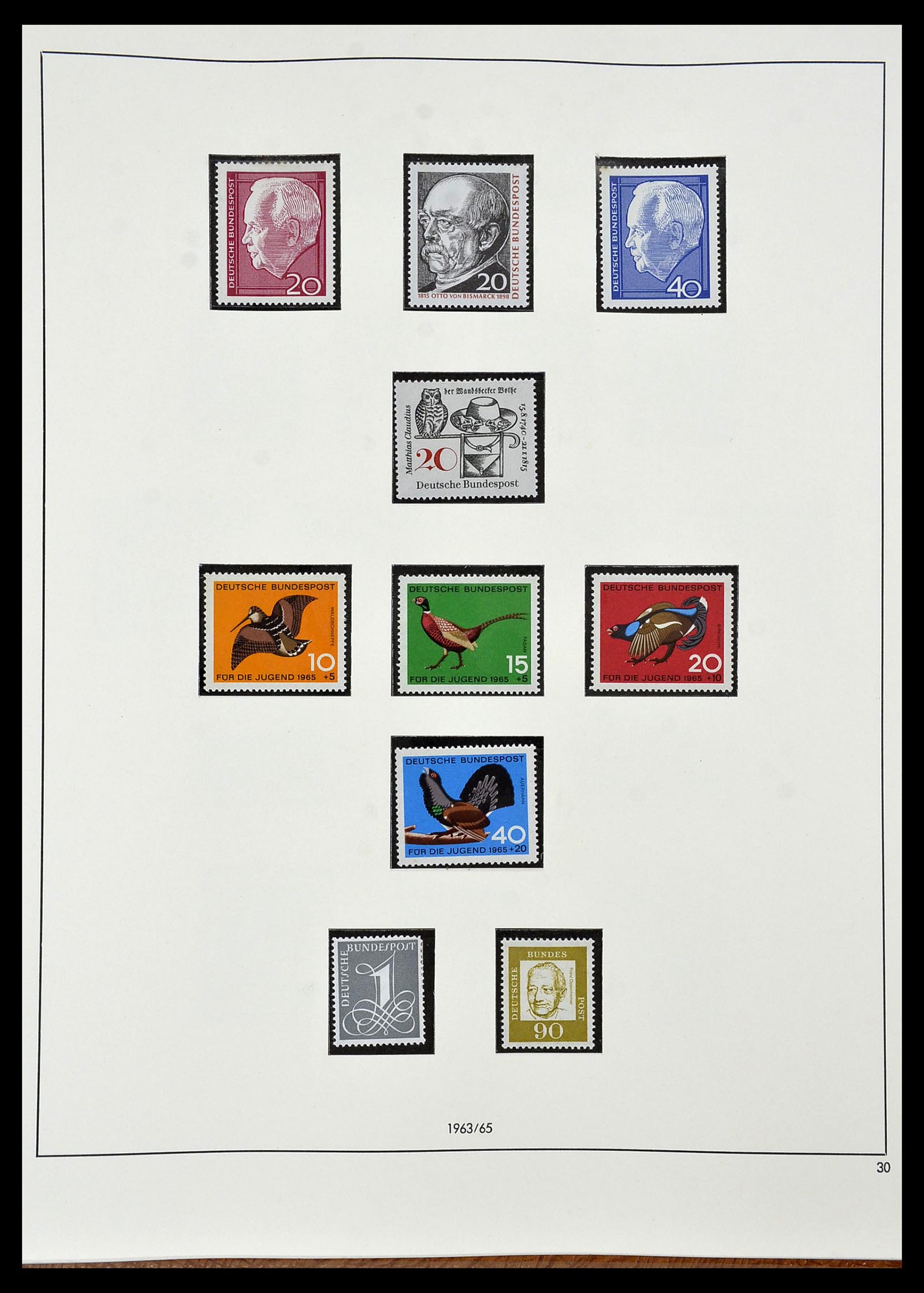 34103 031 - Postzegelverzameling 34103 Bundespost 1949-1990.