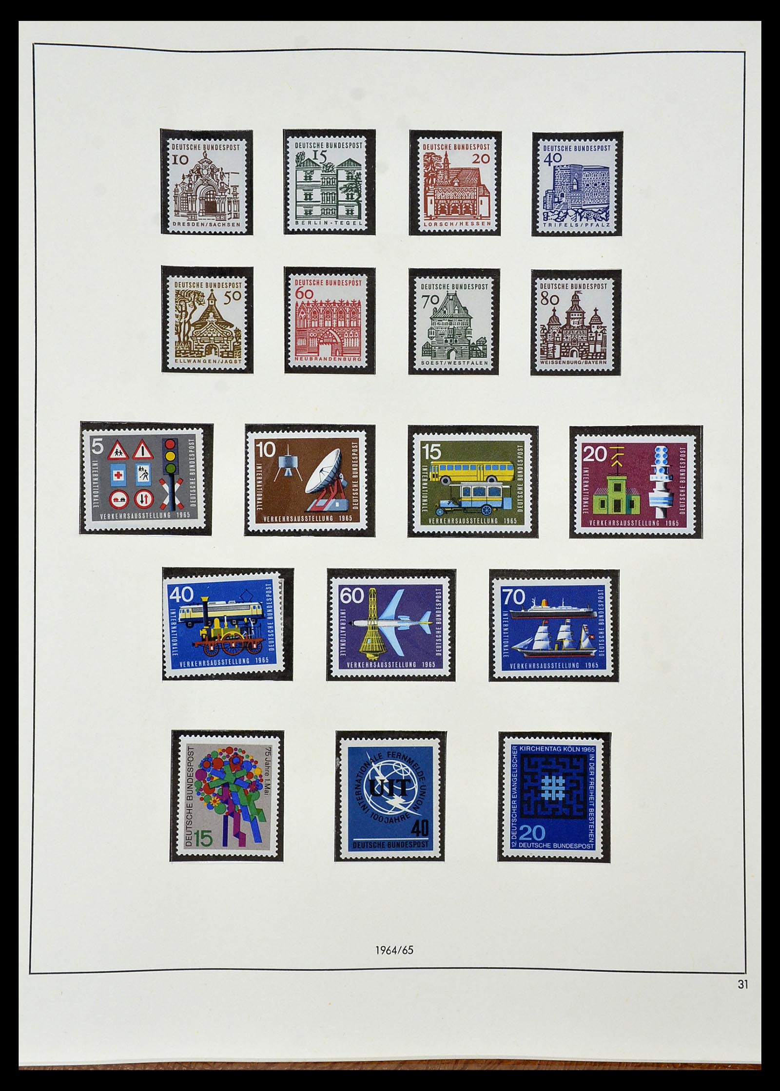 34103 032 - Postzegelverzameling 34103 Bundespost 1949-1990.