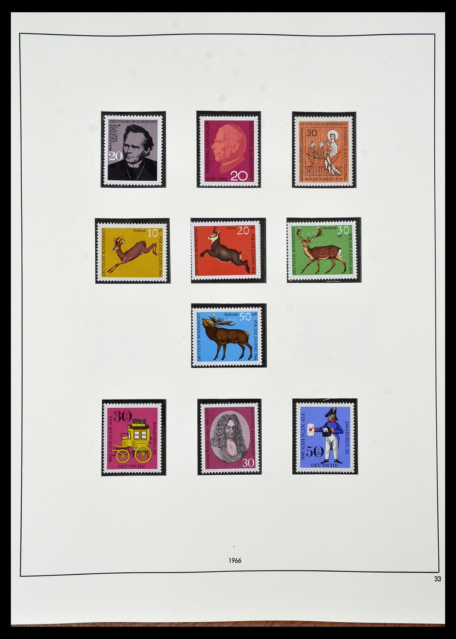 34103 034 - Postzegelverzameling 34103 Bundespost 1949-1990.
