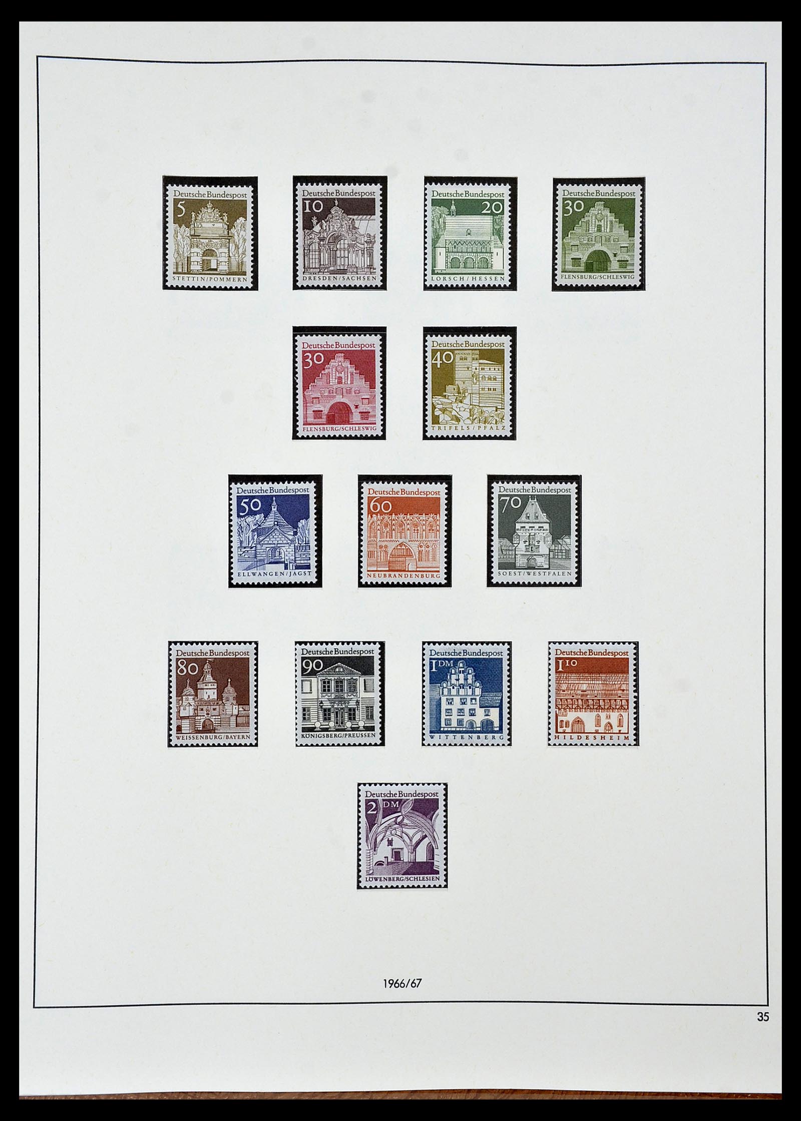 34103 036 - Postzegelverzameling 34103 Bundespost 1949-1990.