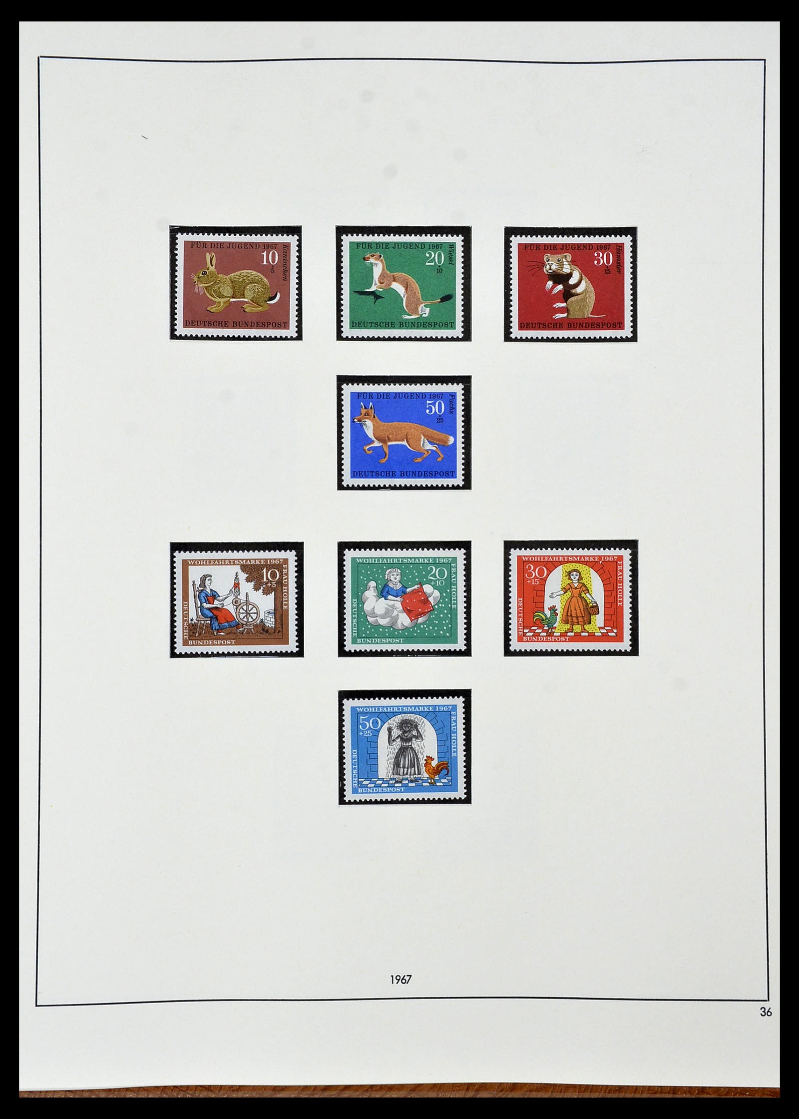 34103 037 - Postzegelverzameling 34103 Bundespost 1949-1990.