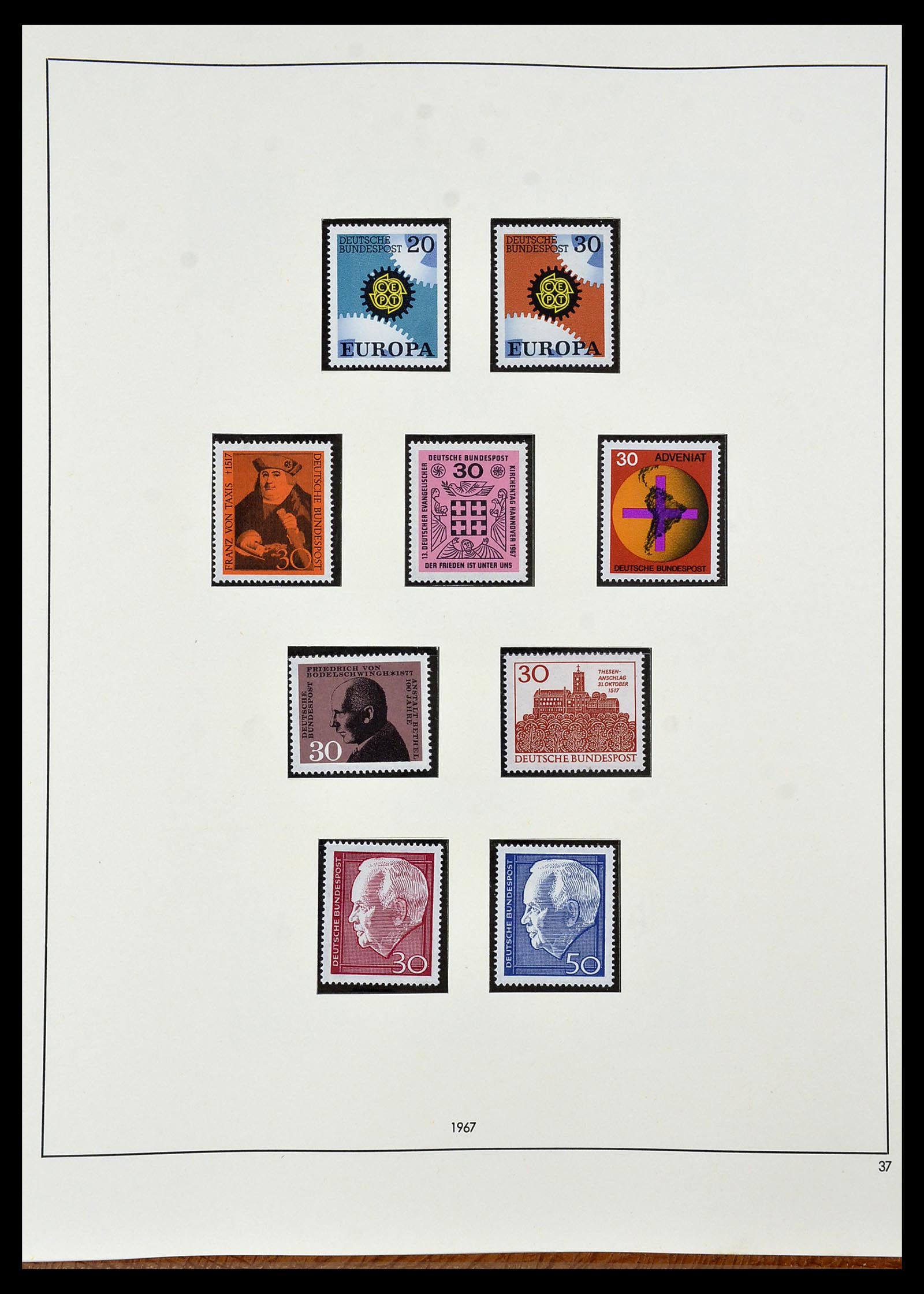 34103 038 - Postzegelverzameling 34103 Bundespost 1949-1990.