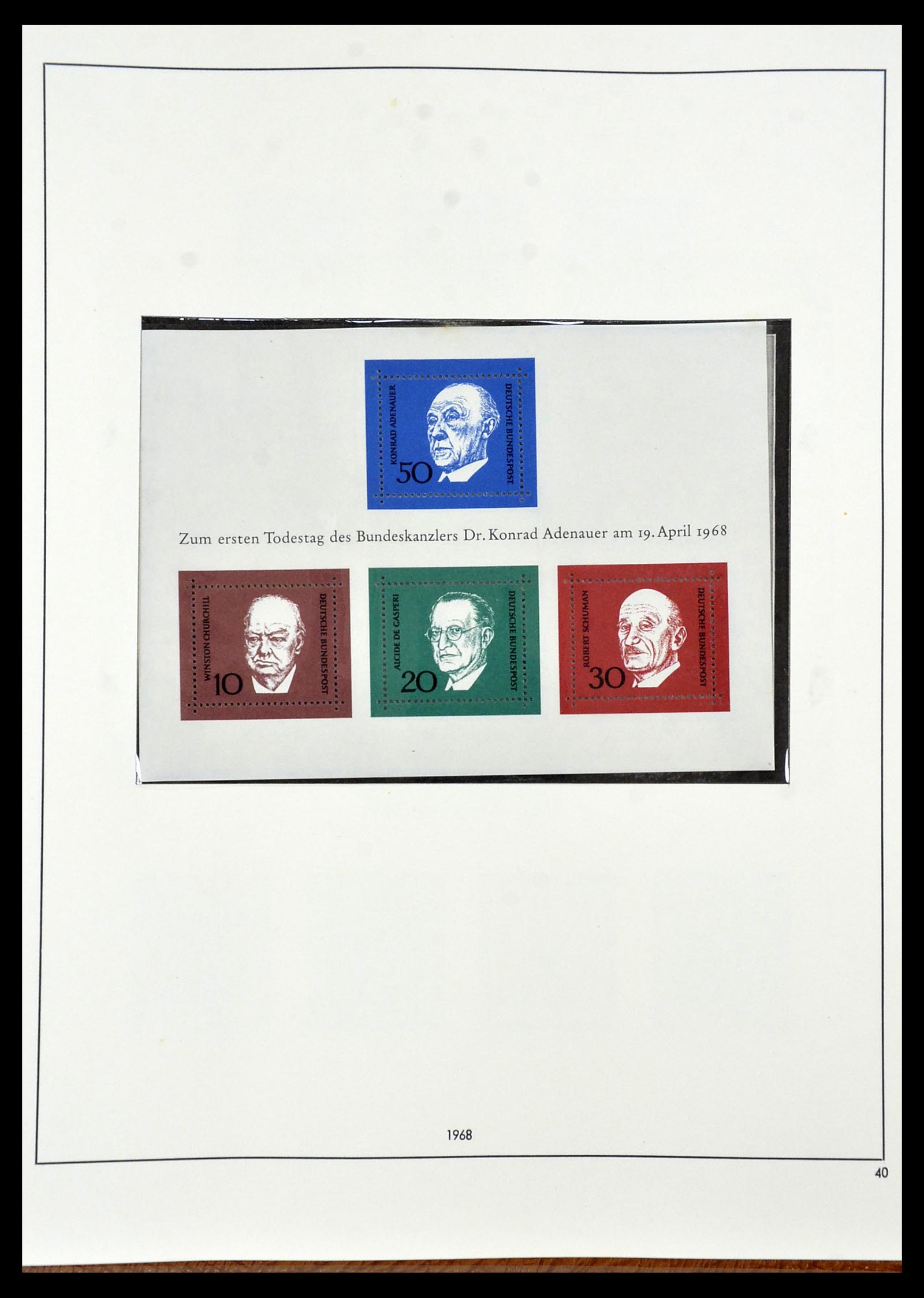 34103 041 - Postzegelverzameling 34103 Bundespost 1949-1990.