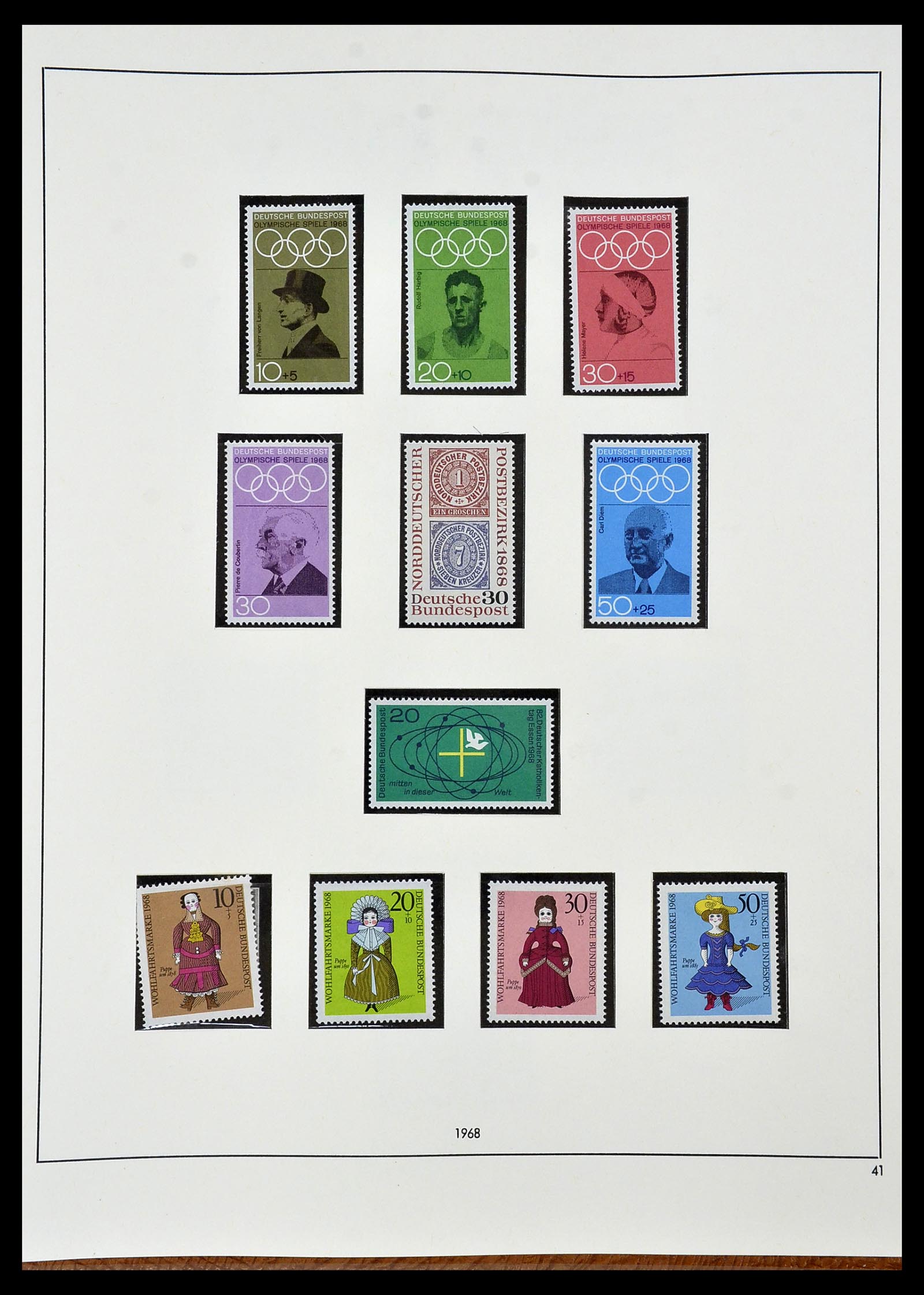 34103 042 - Postzegelverzameling 34103 Bundespost 1949-1990.