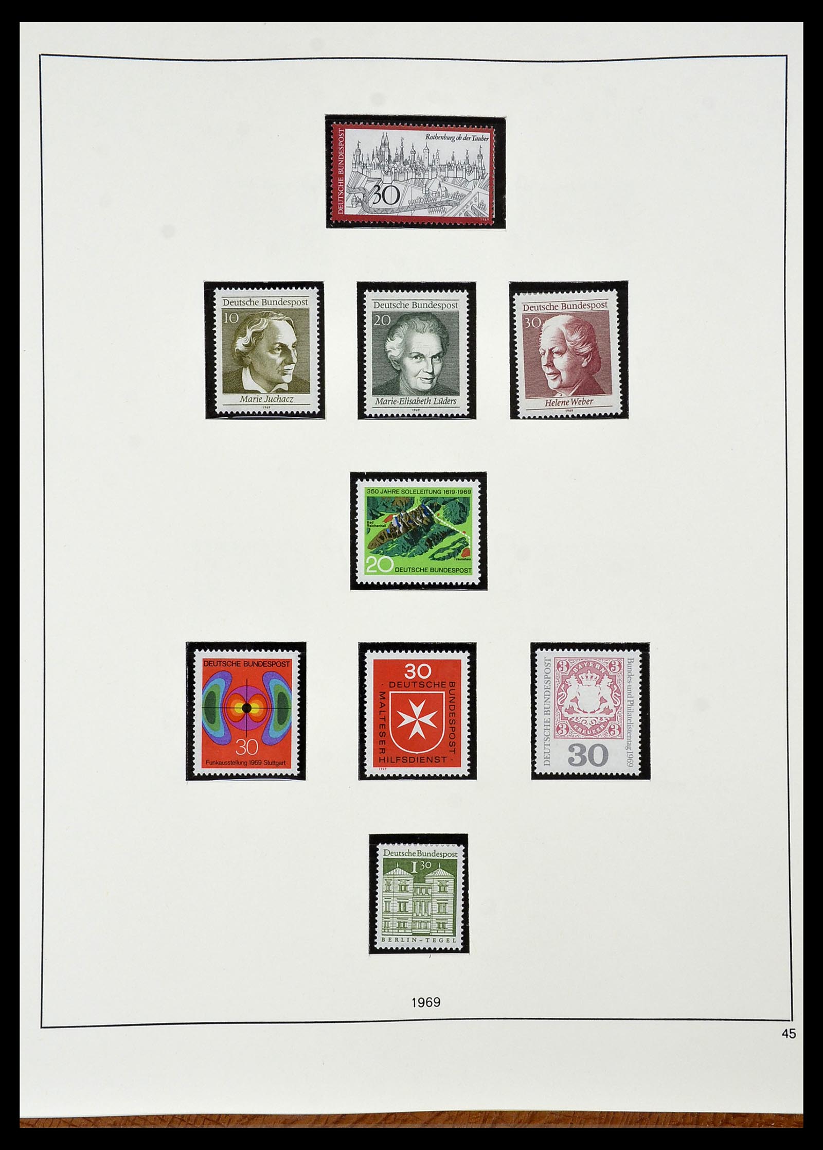 34103 046 - Postzegelverzameling 34103 Bundespost 1949-1990.