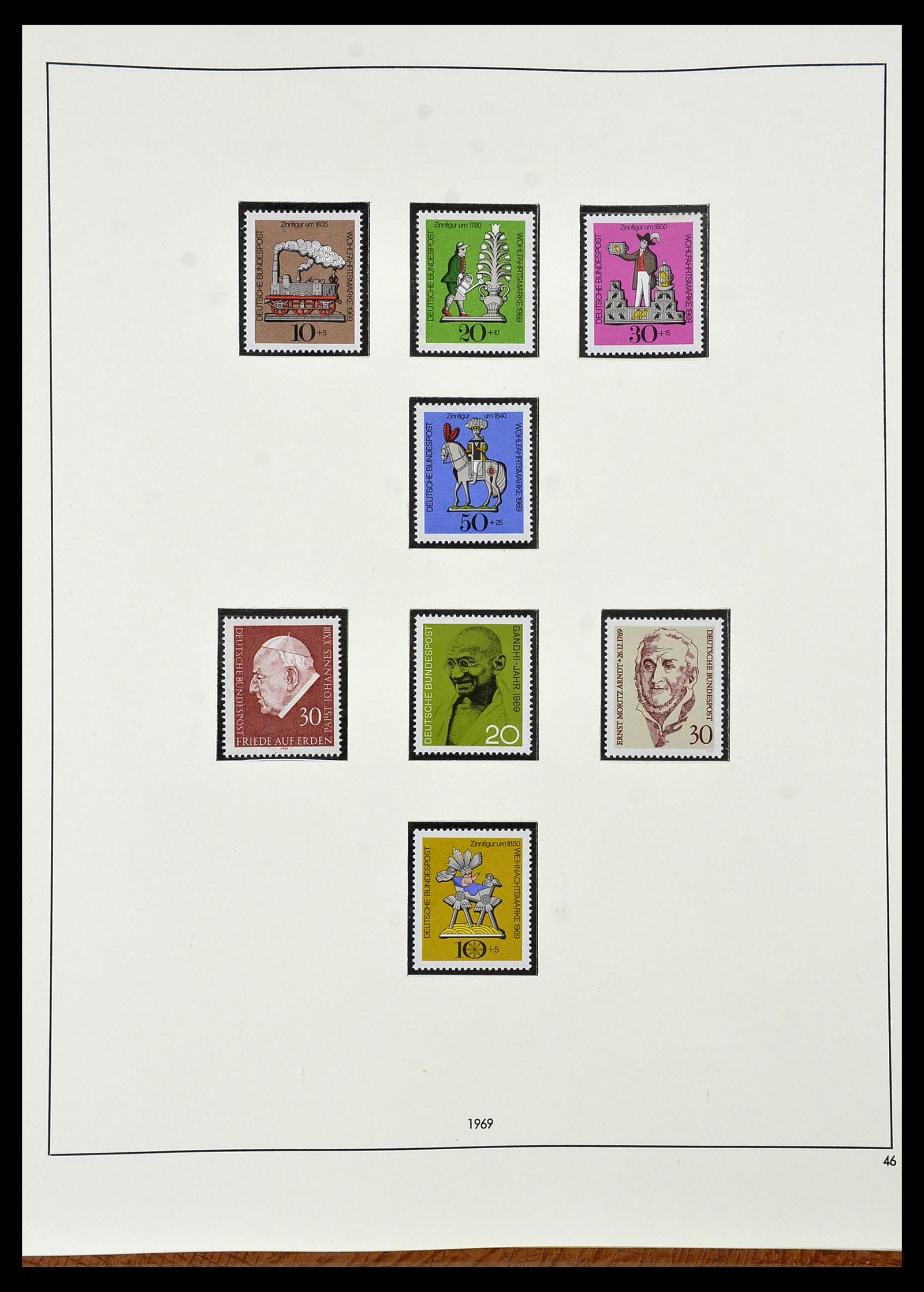 34103 047 - Postzegelverzameling 34103 Bundespost 1949-1990.