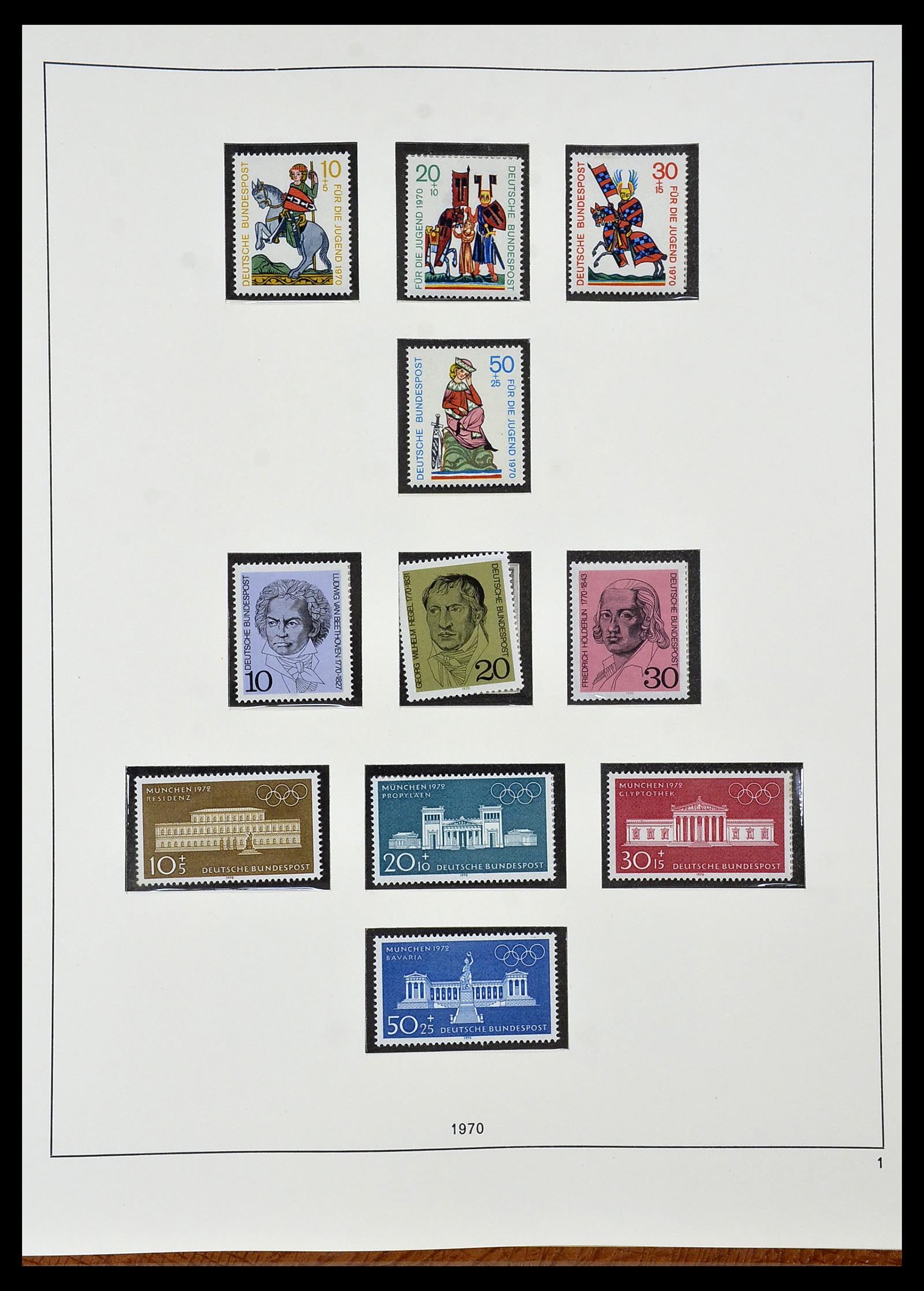 34103 048 - Postzegelverzameling 34103 Bundespost 1949-1990.