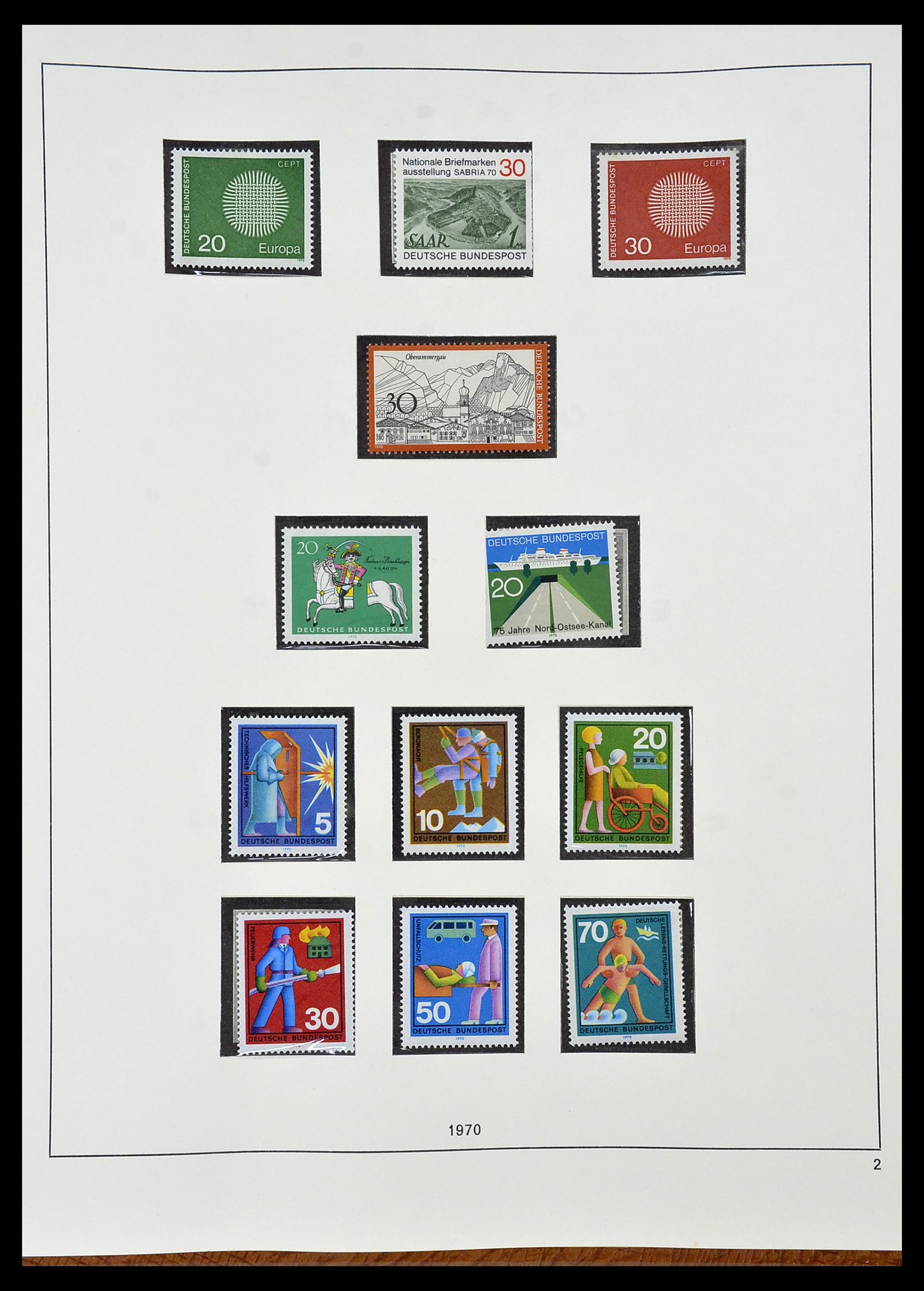 34103 049 - Postzegelverzameling 34103 Bundespost 1949-1990.