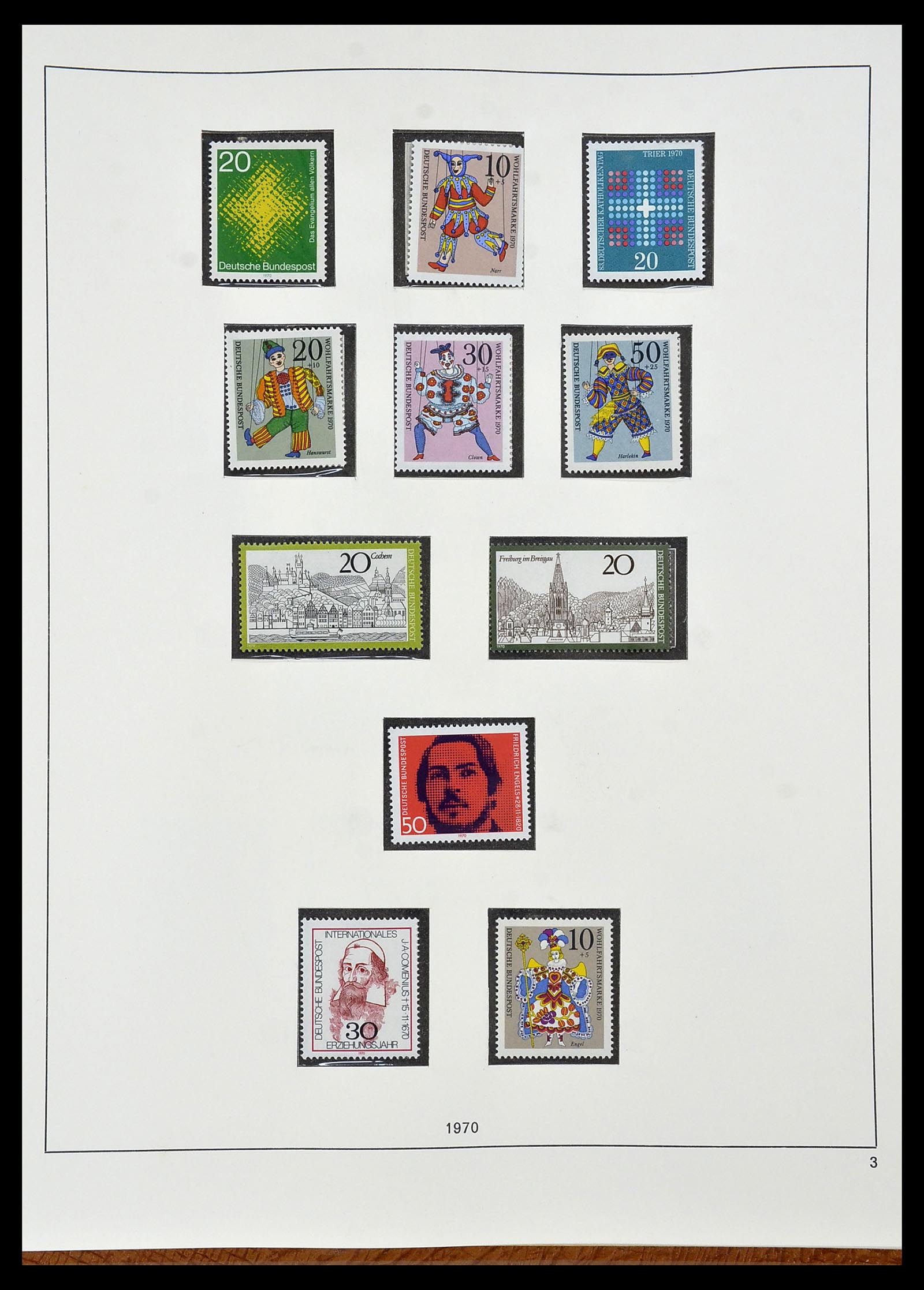 34103 050 - Postzegelverzameling 34103 Bundespost 1949-1990.
