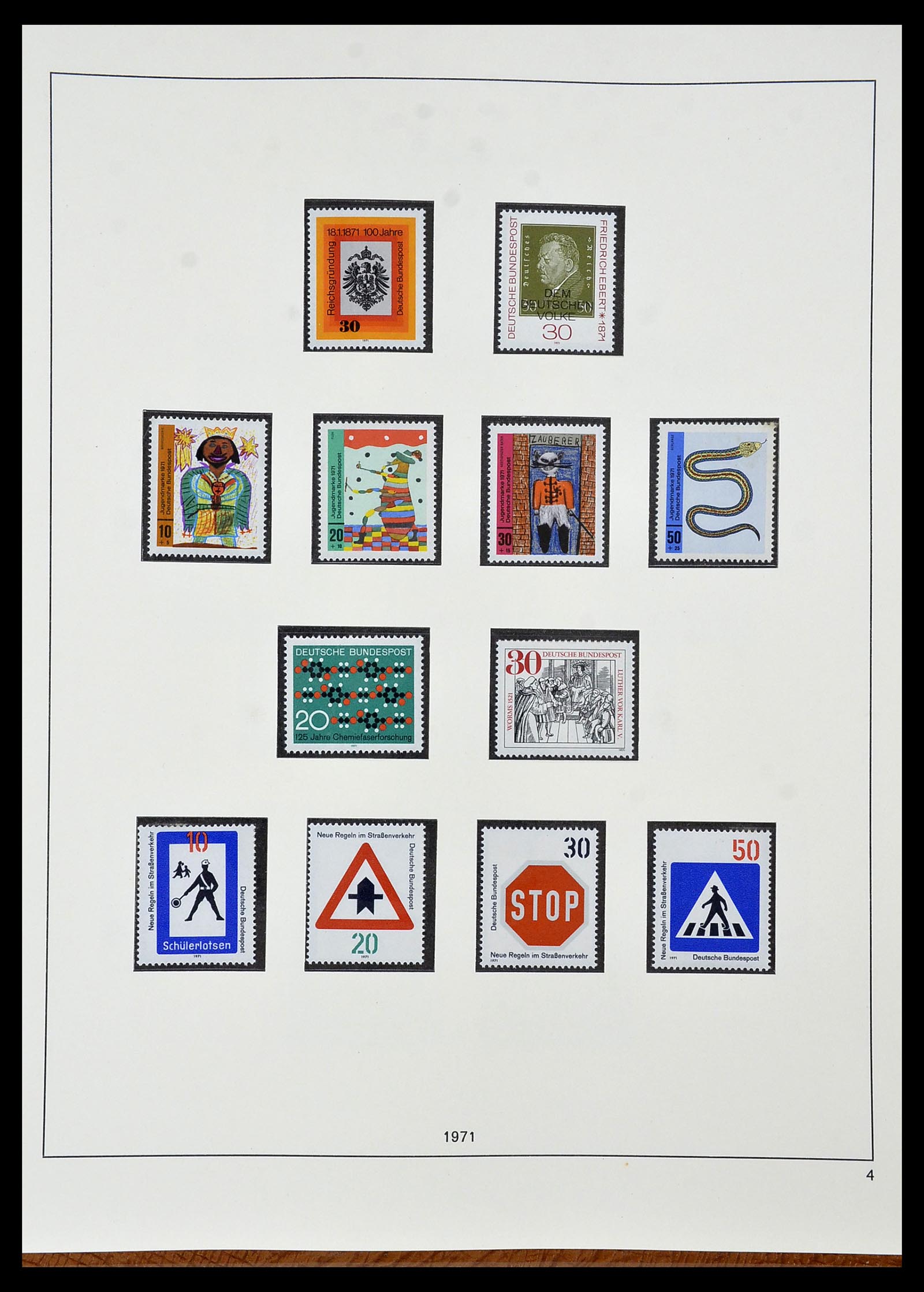 34103 051 - Postzegelverzameling 34103 Bundespost 1949-1990.