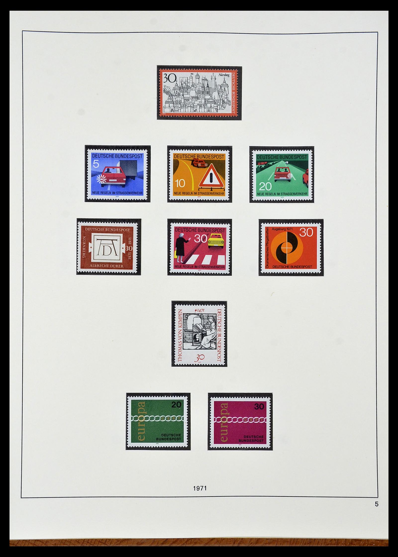 34103 052 - Postzegelverzameling 34103 Bundespost 1949-1990.