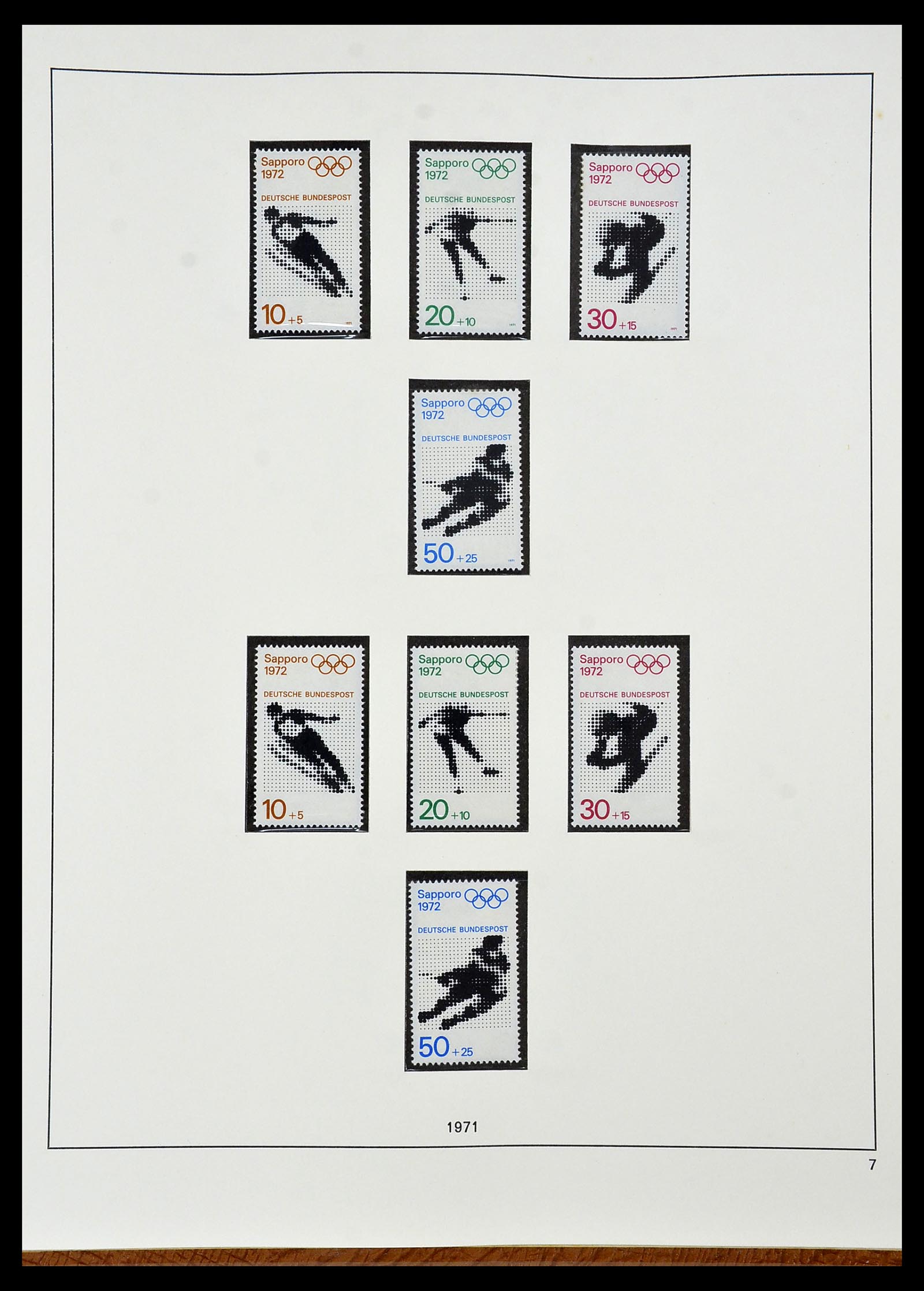 34103 054 - Postzegelverzameling 34103 Bundespost 1949-1990.