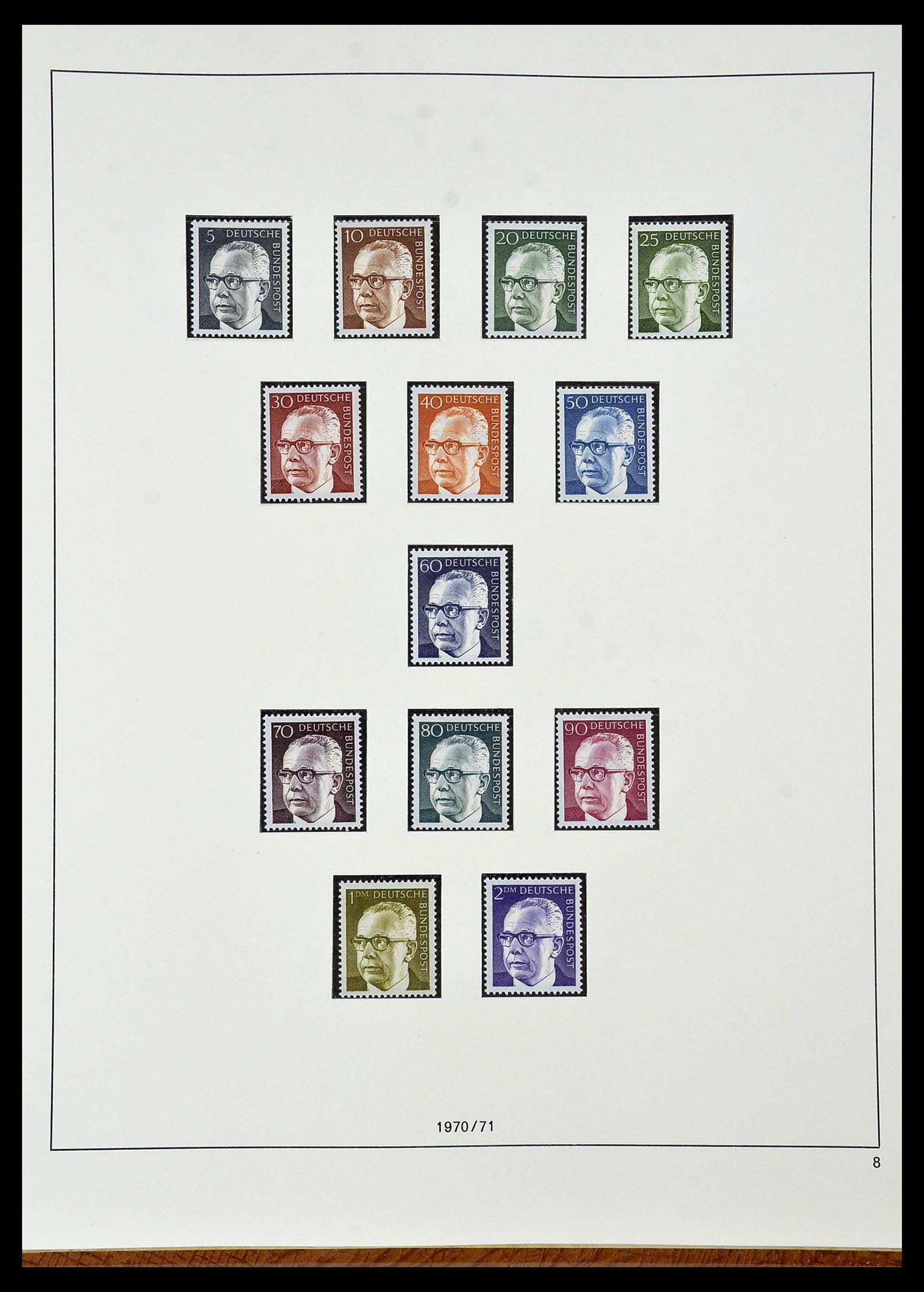 34103 055 - Postzegelverzameling 34103 Bundespost 1949-1990.