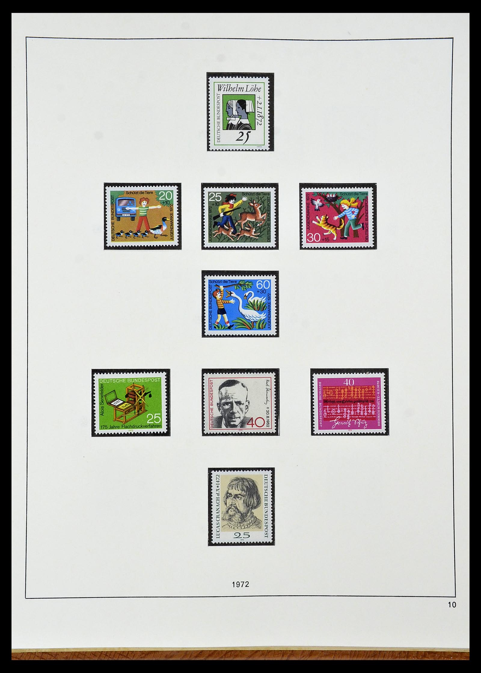 34103 057 - Postzegelverzameling 34103 Bundespost 1949-1990.