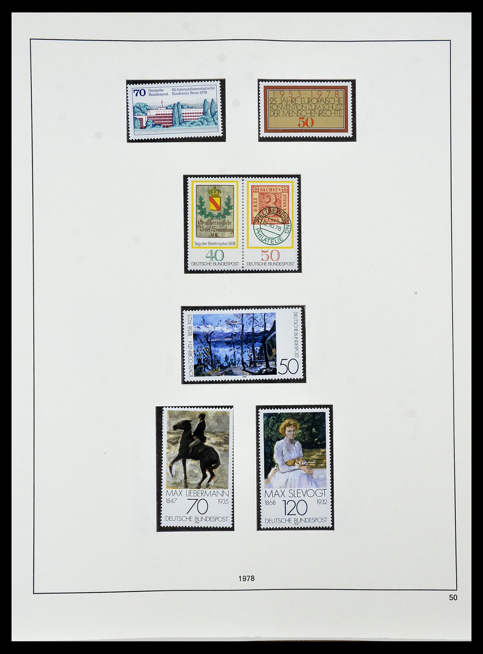 34103 097 - Stamp collection 34103 Bundespost 1949-1990.