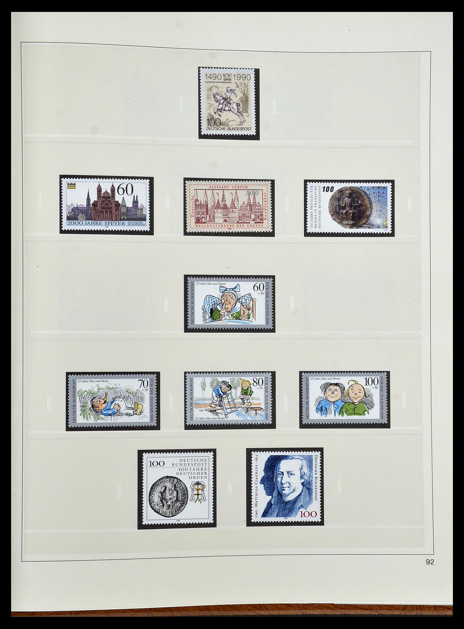 34103 141 - Postzegelverzameling 34103 Bundespost 1949-1990.
