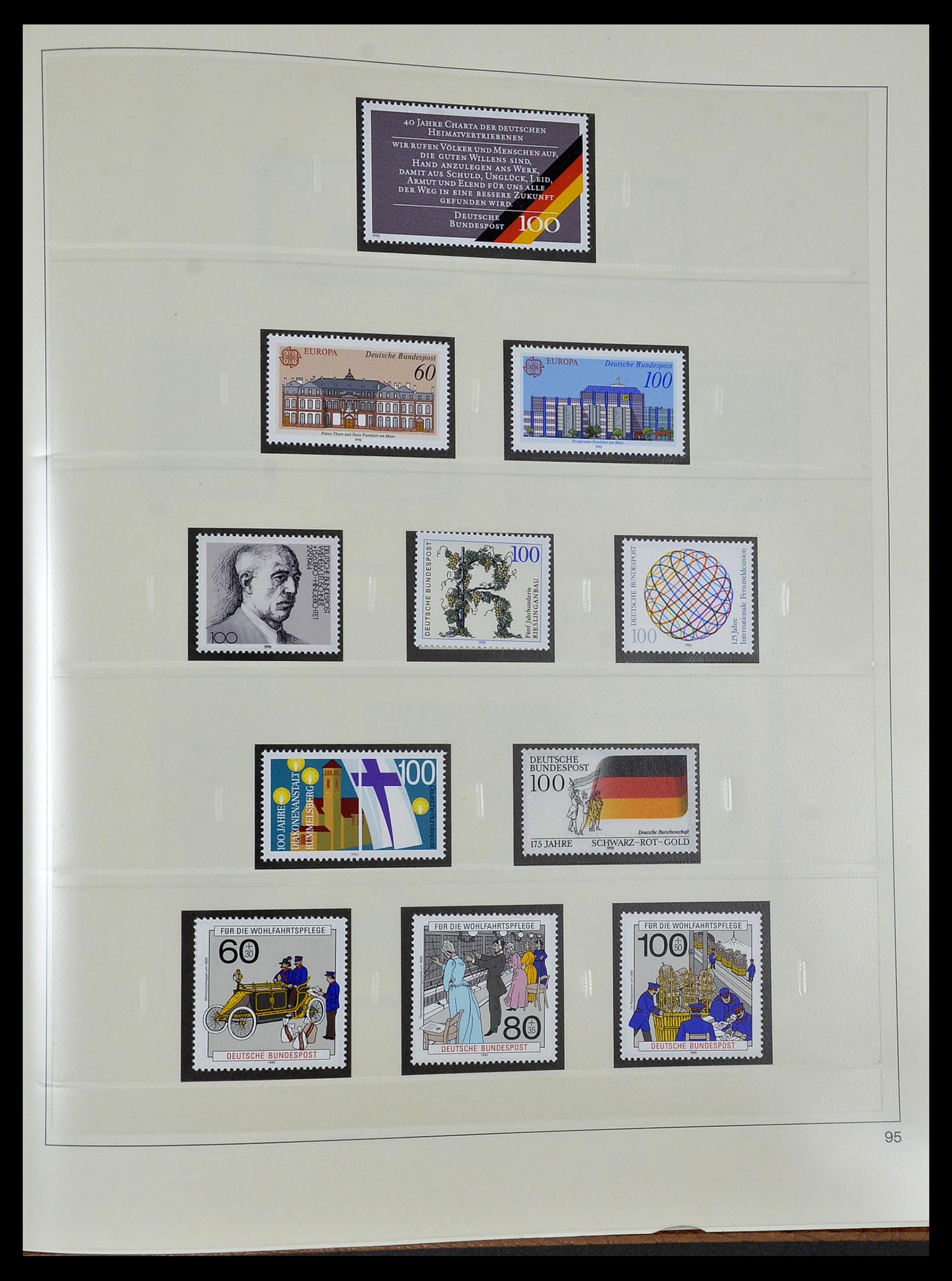 34103 144 - Postzegelverzameling 34103 Bundespost 1949-1990.
