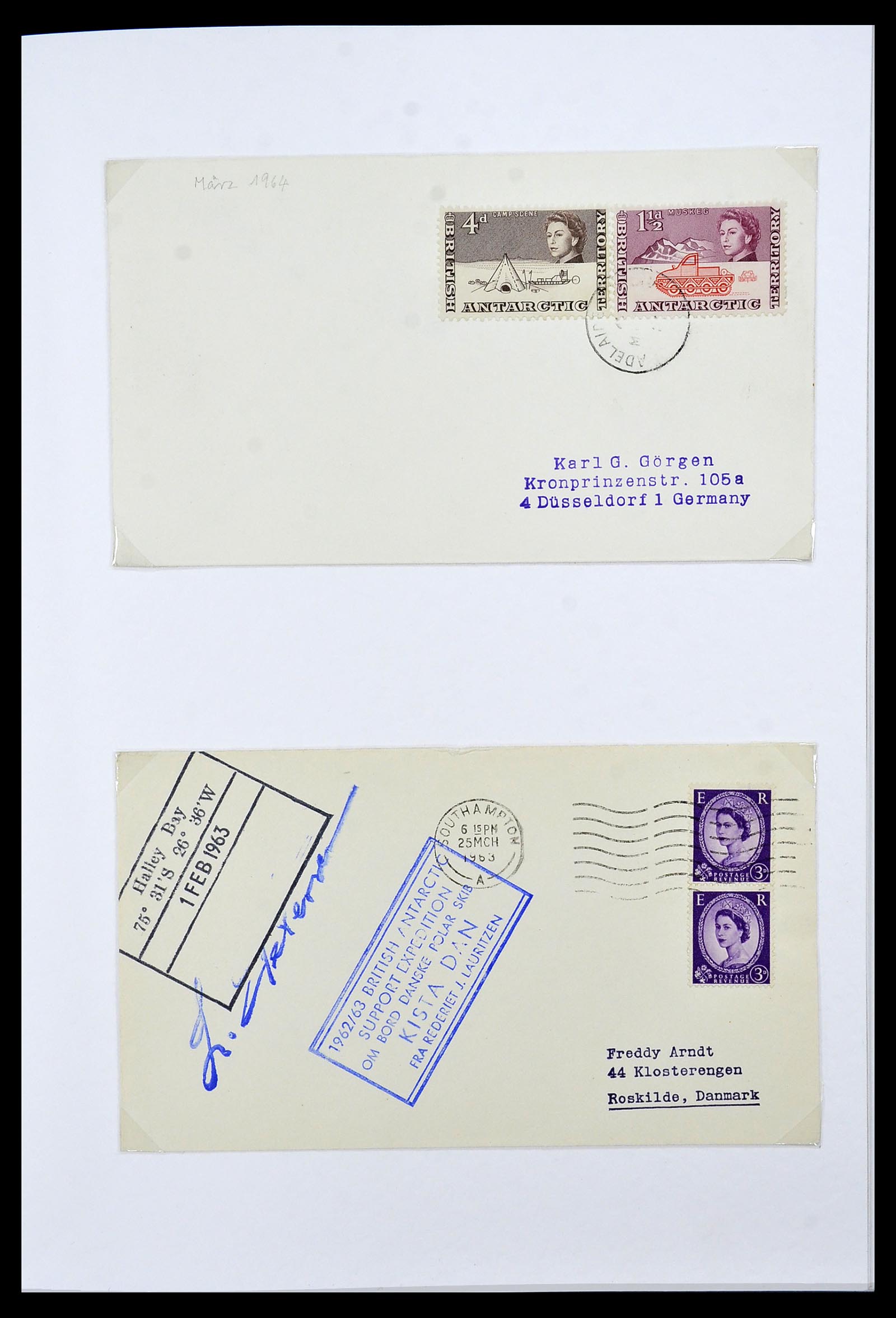 34105 003 - Stamp collection 34105 British Antarctica 1963-1993.