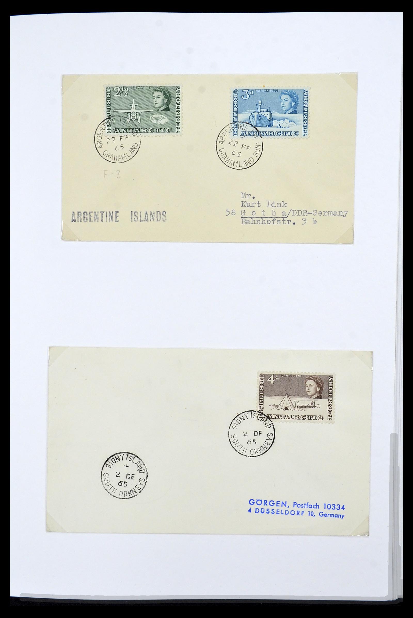 34105 004 - Stamp collection 34105 British Antarctica 1963-1993.