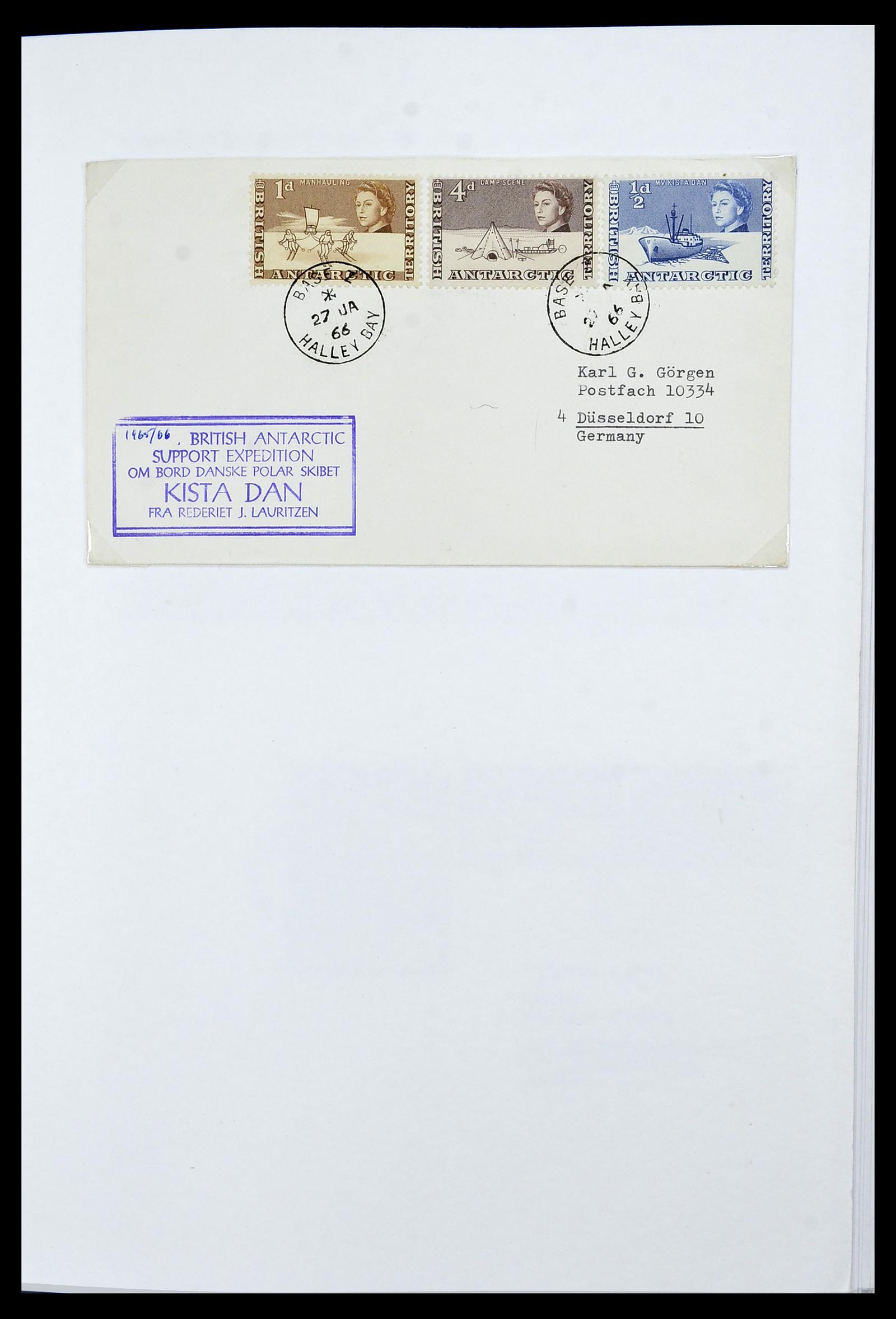 34105 005 - Stamp collection 34105 British Antarctica 1963-1993.