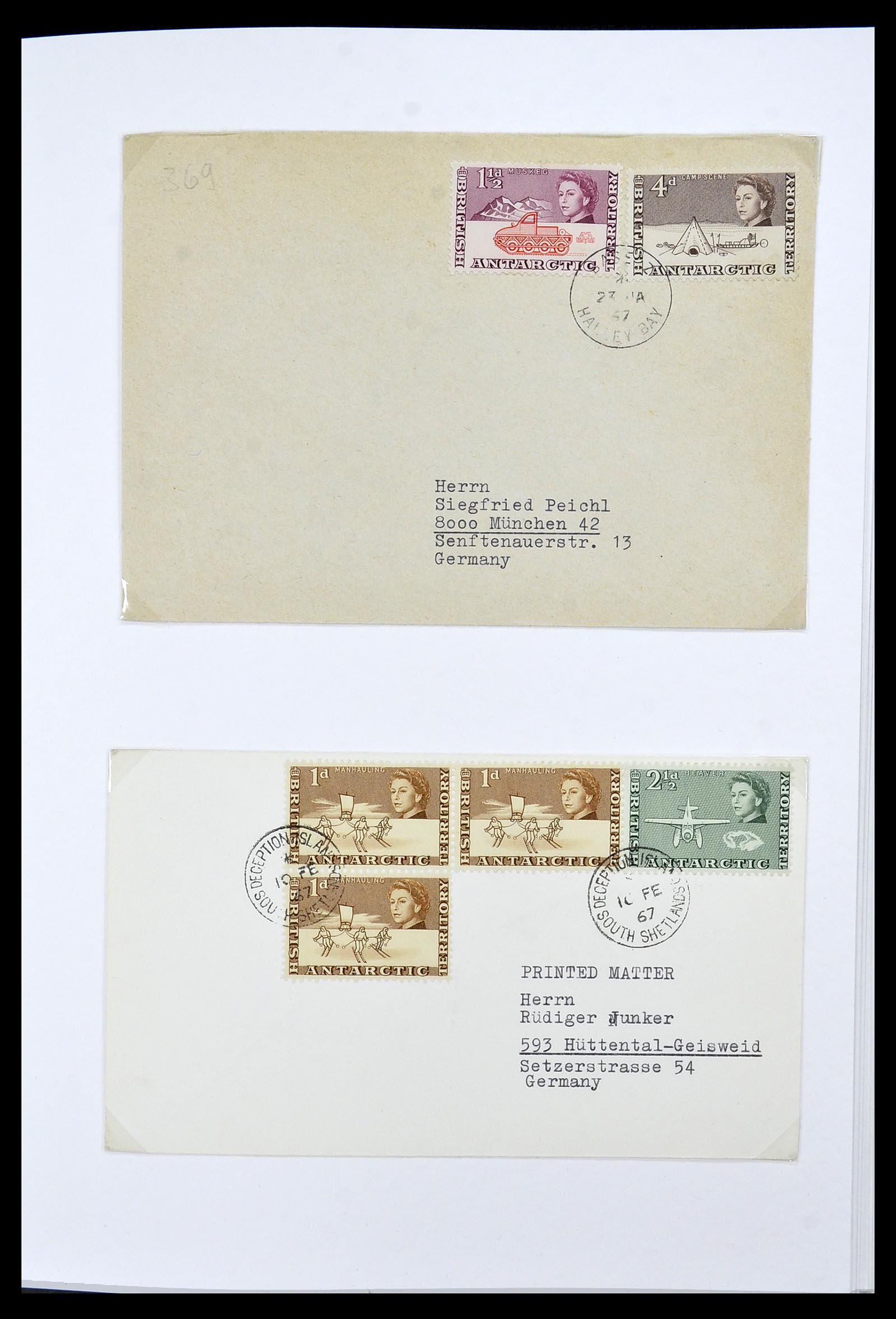 34105 006 - Stamp collection 34105 British Antarctica 1963-1993.