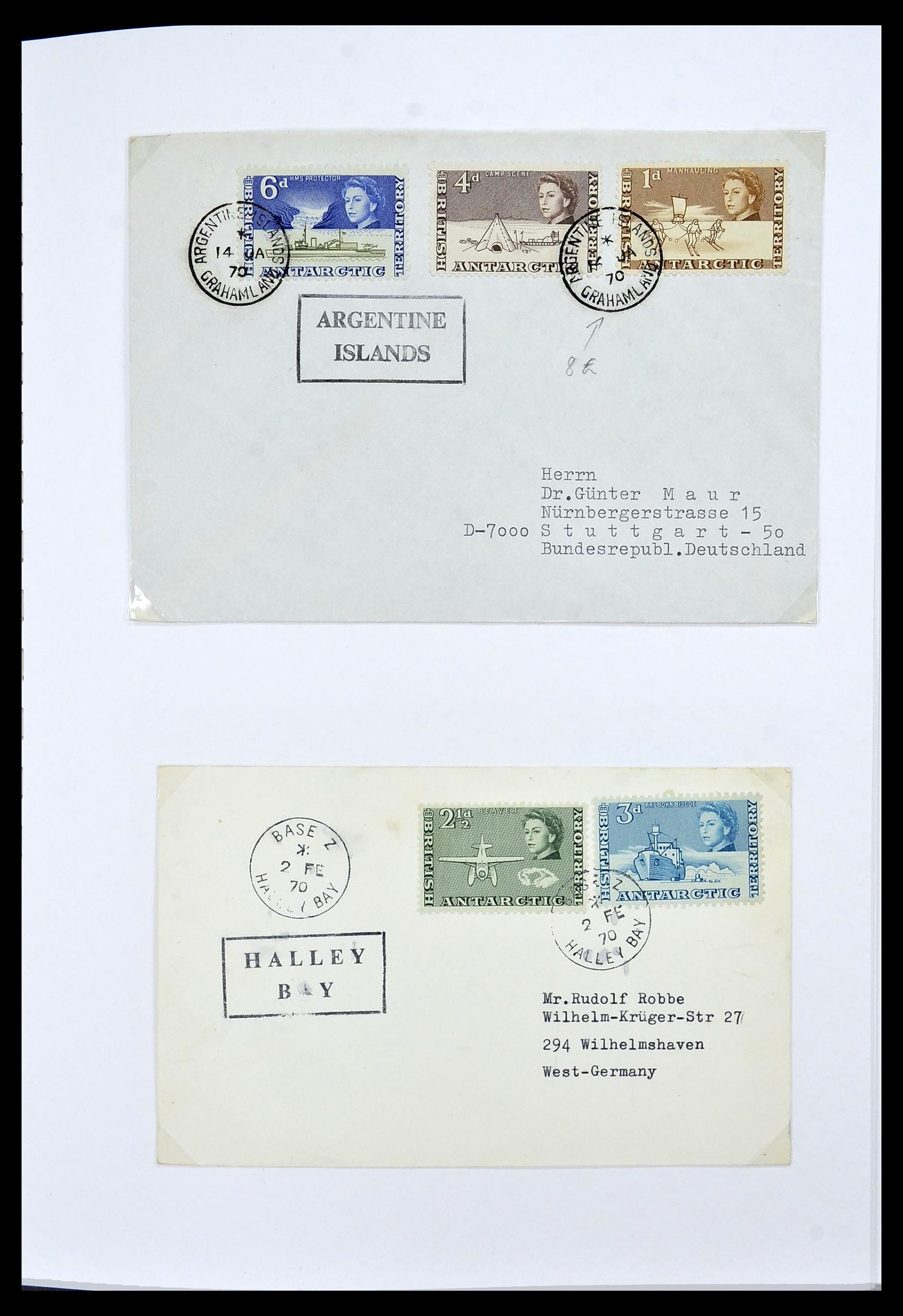 34105 011 - Stamp collection 34105 British Antarctica 1963-1993.