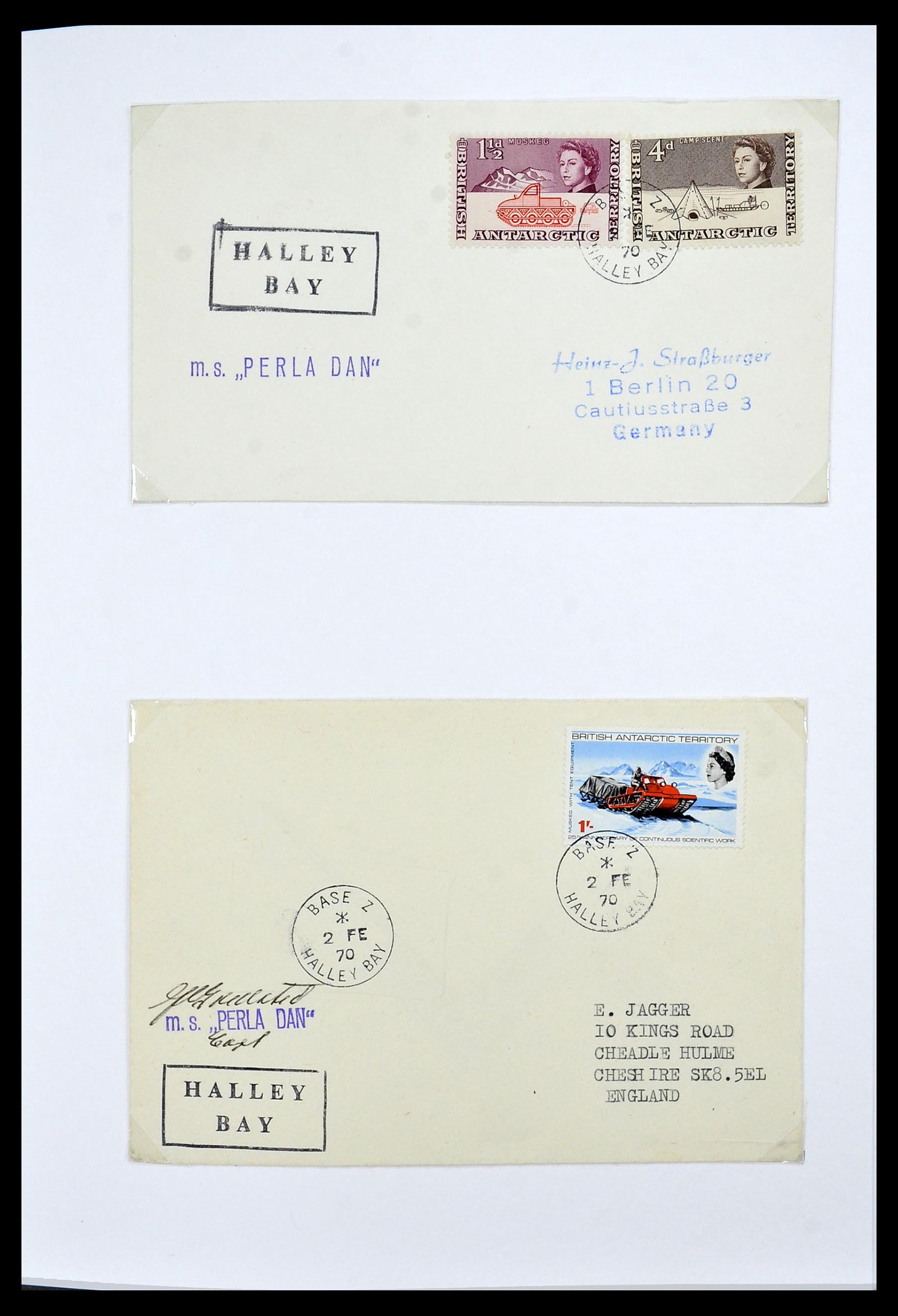 34105 012 - Stamp collection 34105 British Antarctica 1963-1993.