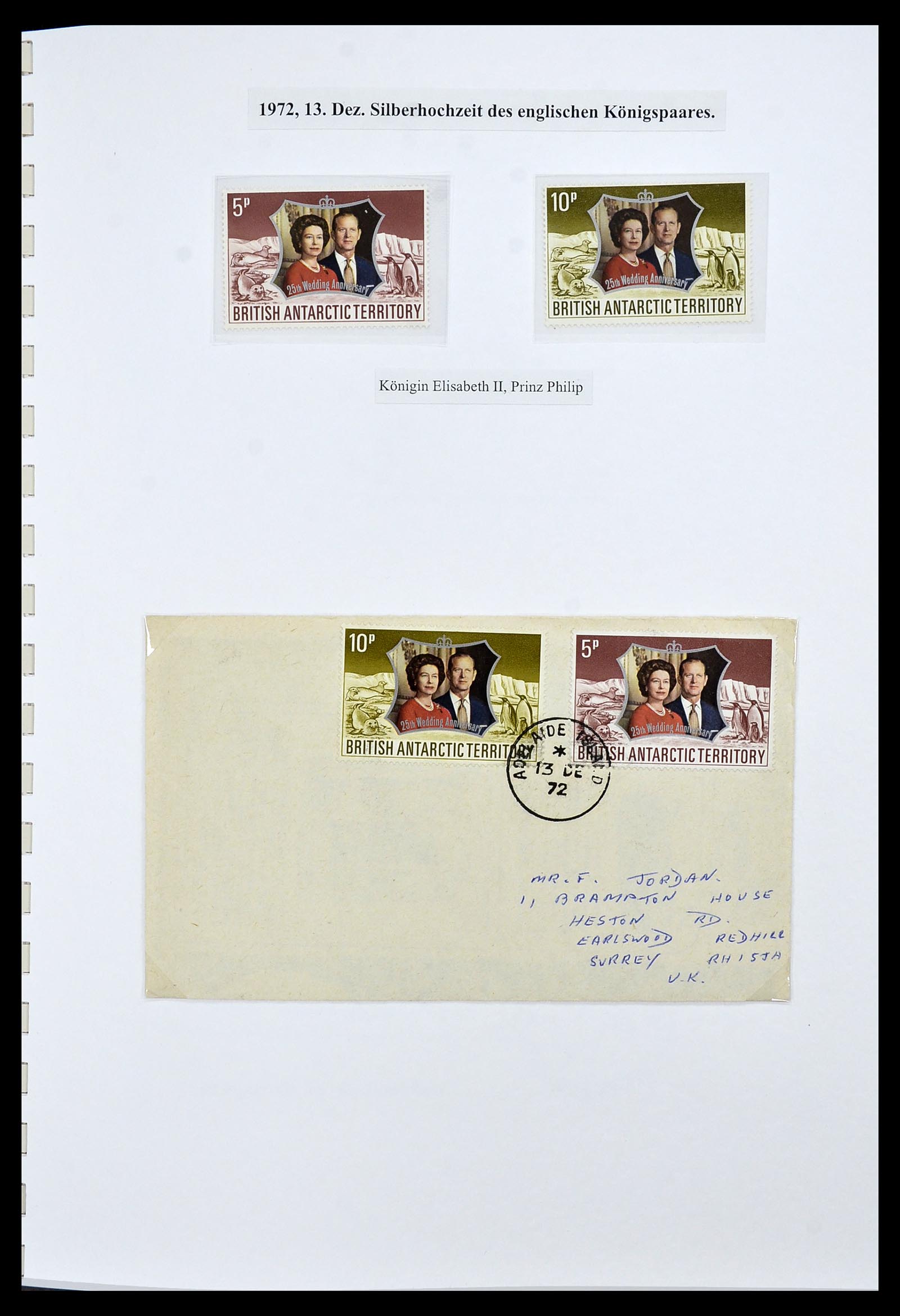 34105 014 - Stamp collection 34105 British Antarctica 1963-1993.