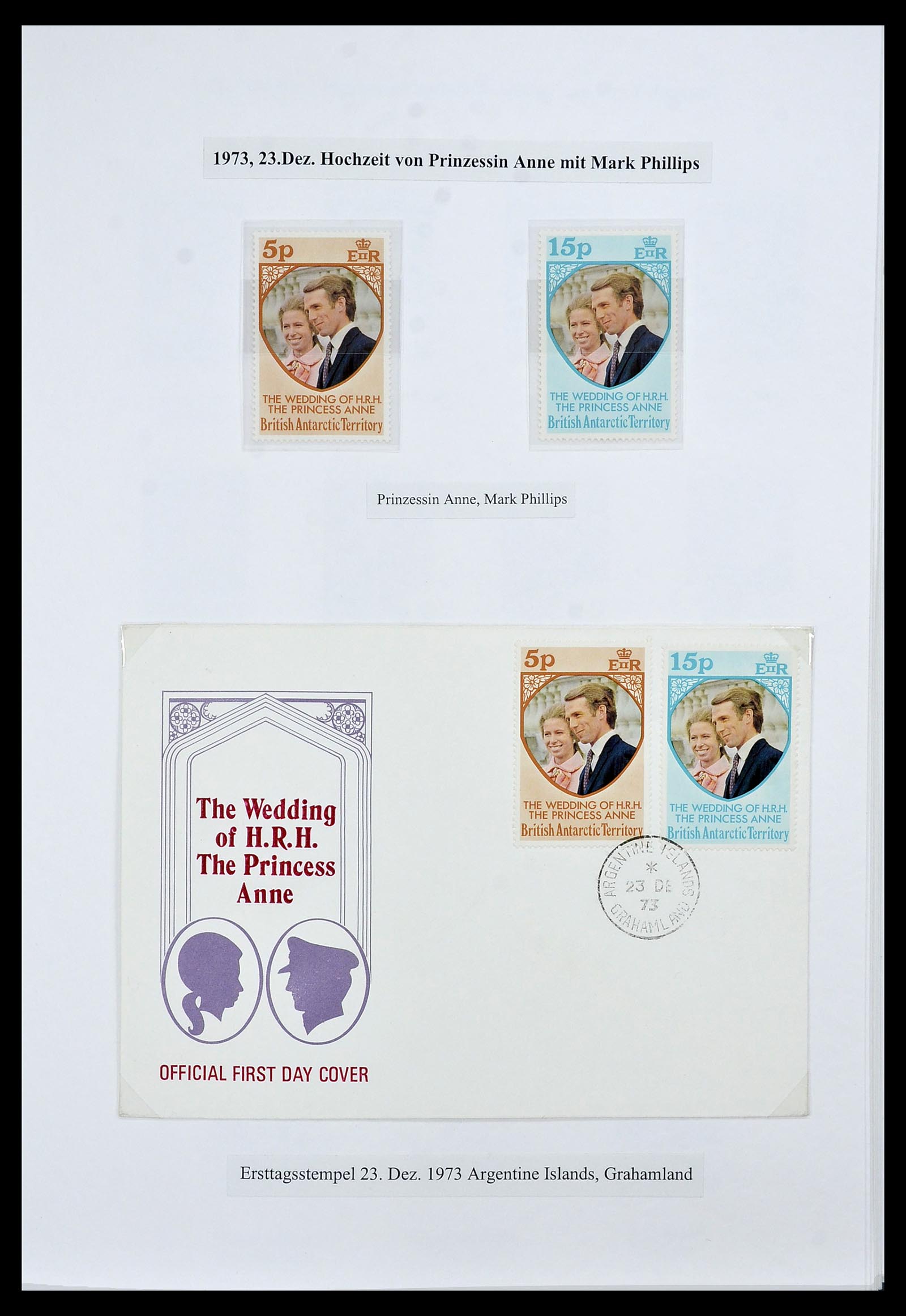 34105 017 - Stamp collection 34105 British Antarctica 1963-1993.