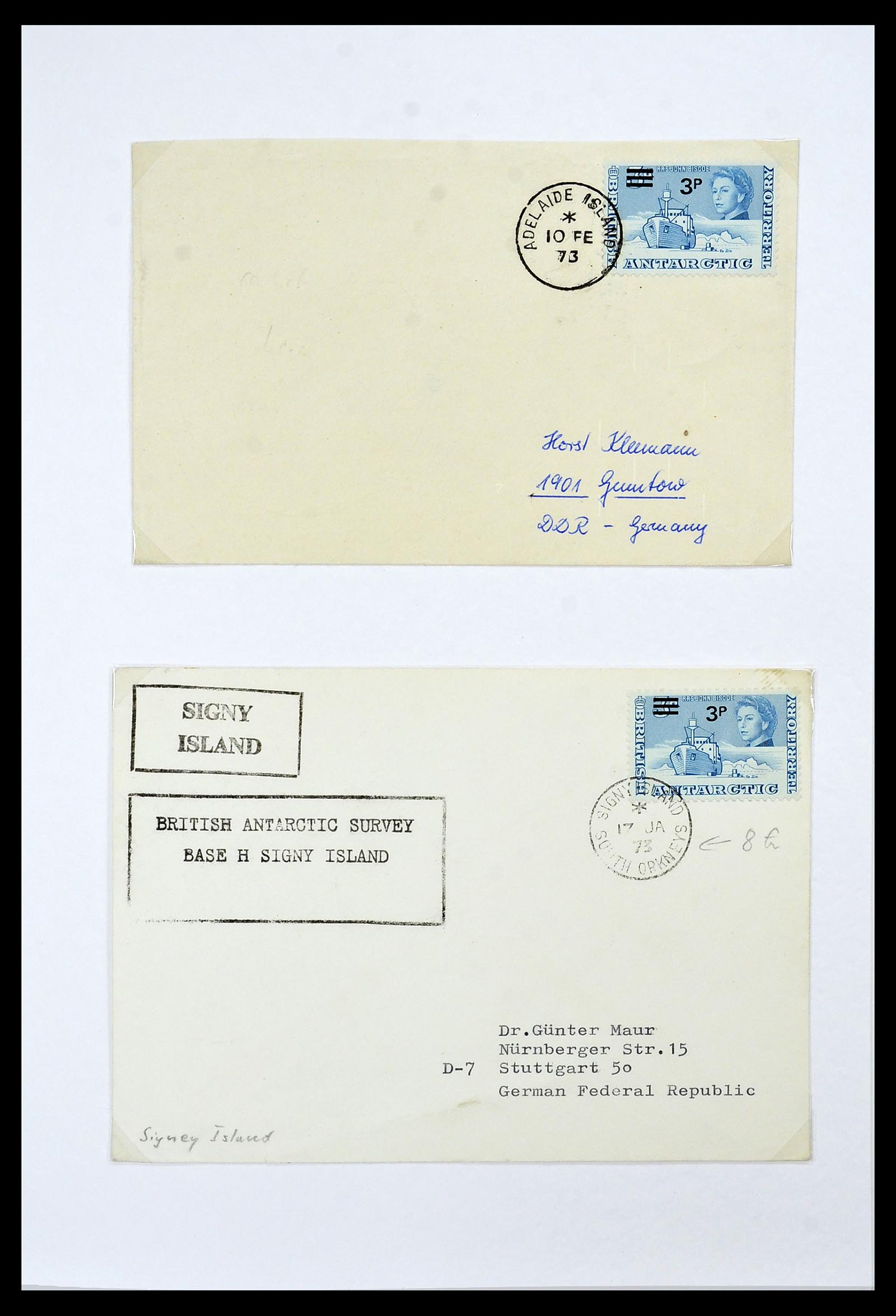 34105 019 - Stamp collection 34105 British Antarctica 1963-1993.