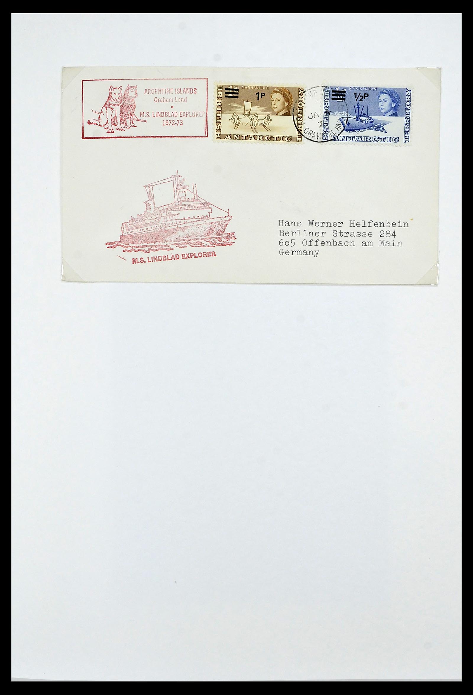 34105 021 - Stamp collection 34105 British Antarctica 1963-1993.