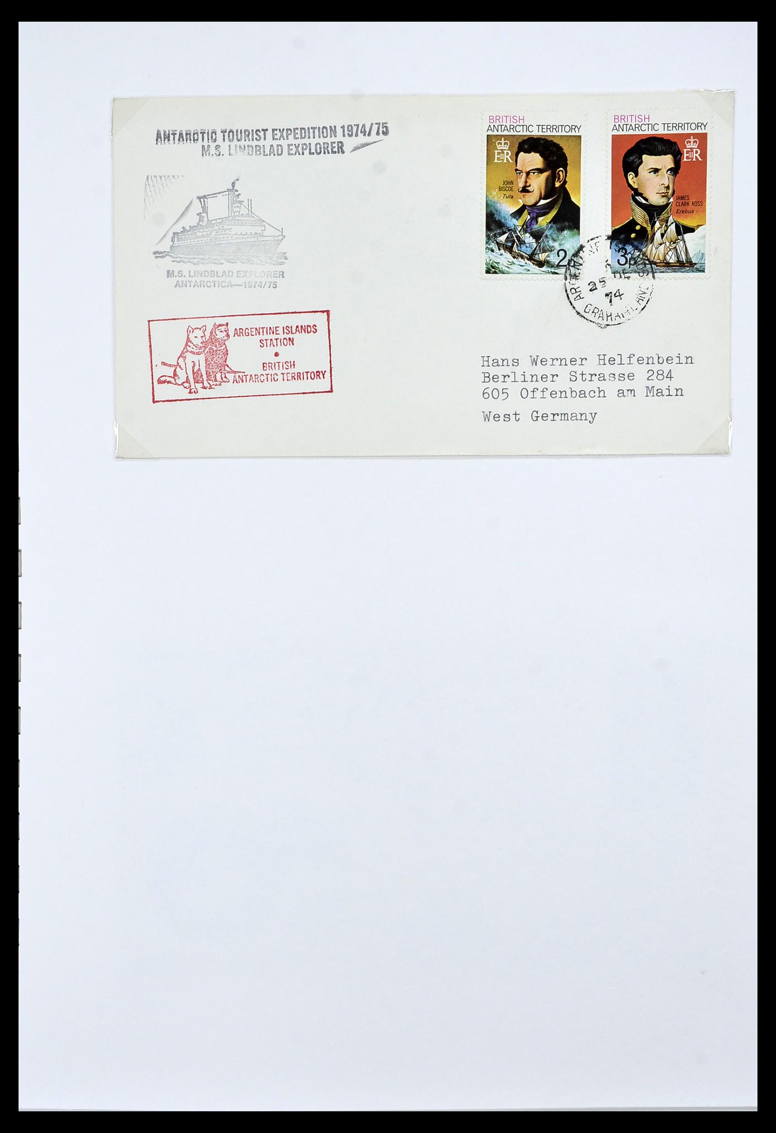 34105 025 - Stamp collection 34105 British Antarctica 1963-1993.