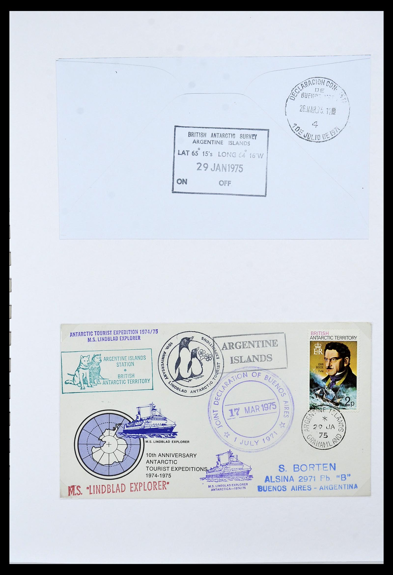 34105 026 - Stamp collection 34105 British Antarctica 1963-1993.
