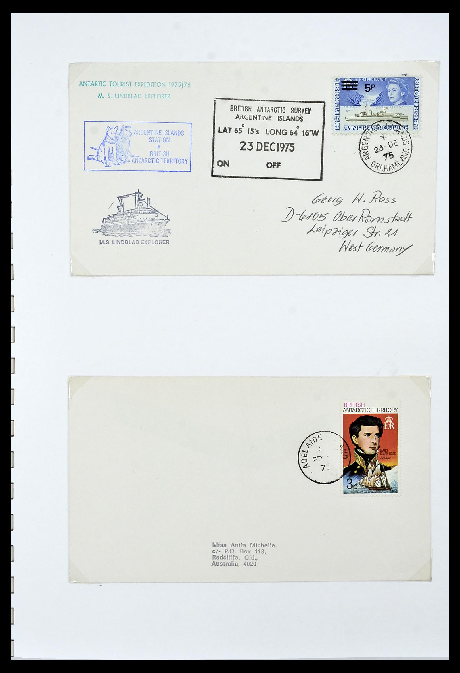 34105 027 - Stamp collection 34105 British Antarctica 1963-1993.