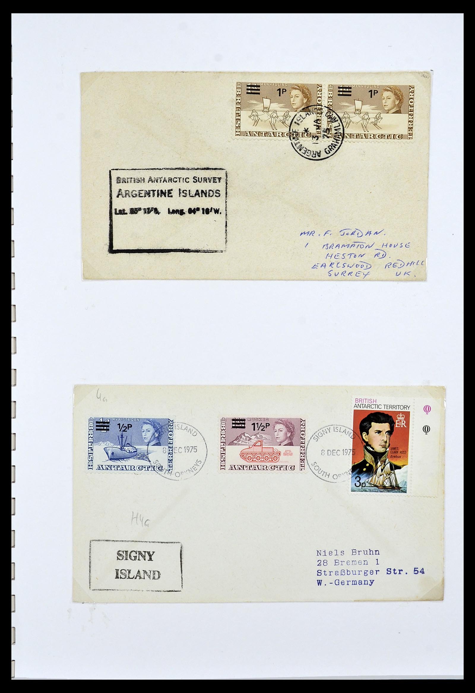 34105 028 - Stamp collection 34105 British Antarctica 1963-1993.