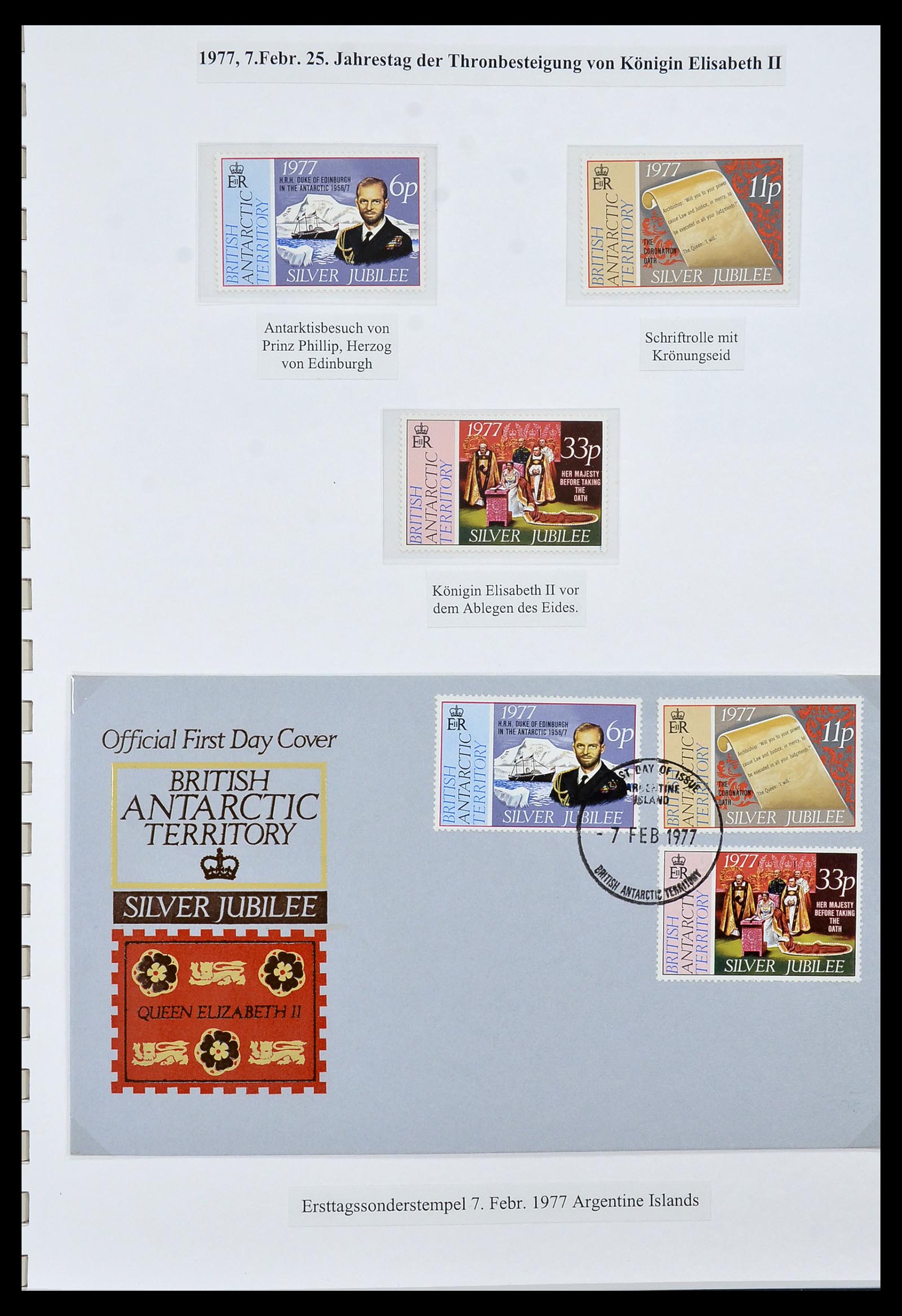 34105 031 - Stamp collection 34105 British Antarctica 1963-1993.