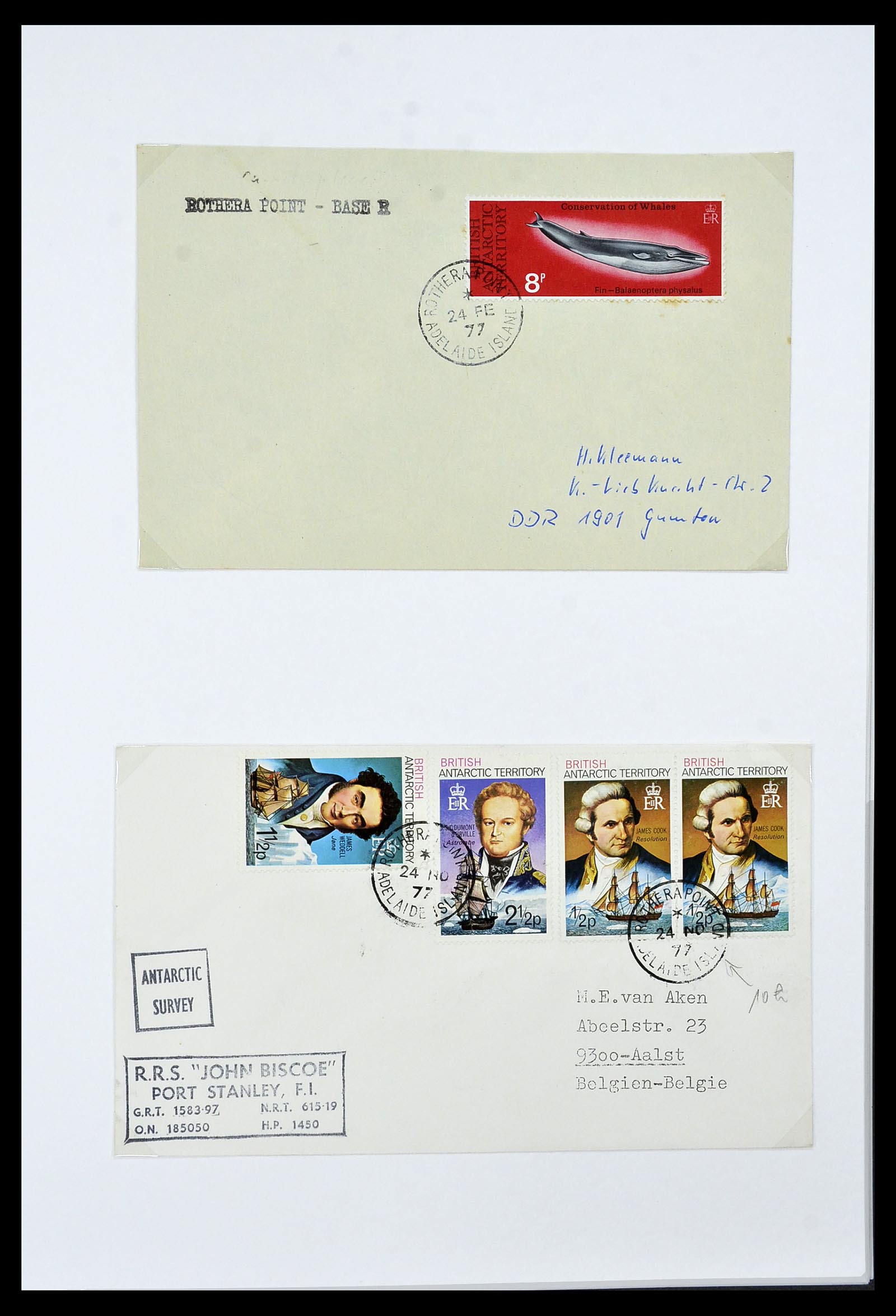 34105 033 - Stamp collection 34105 British Antarctica 1963-1993.