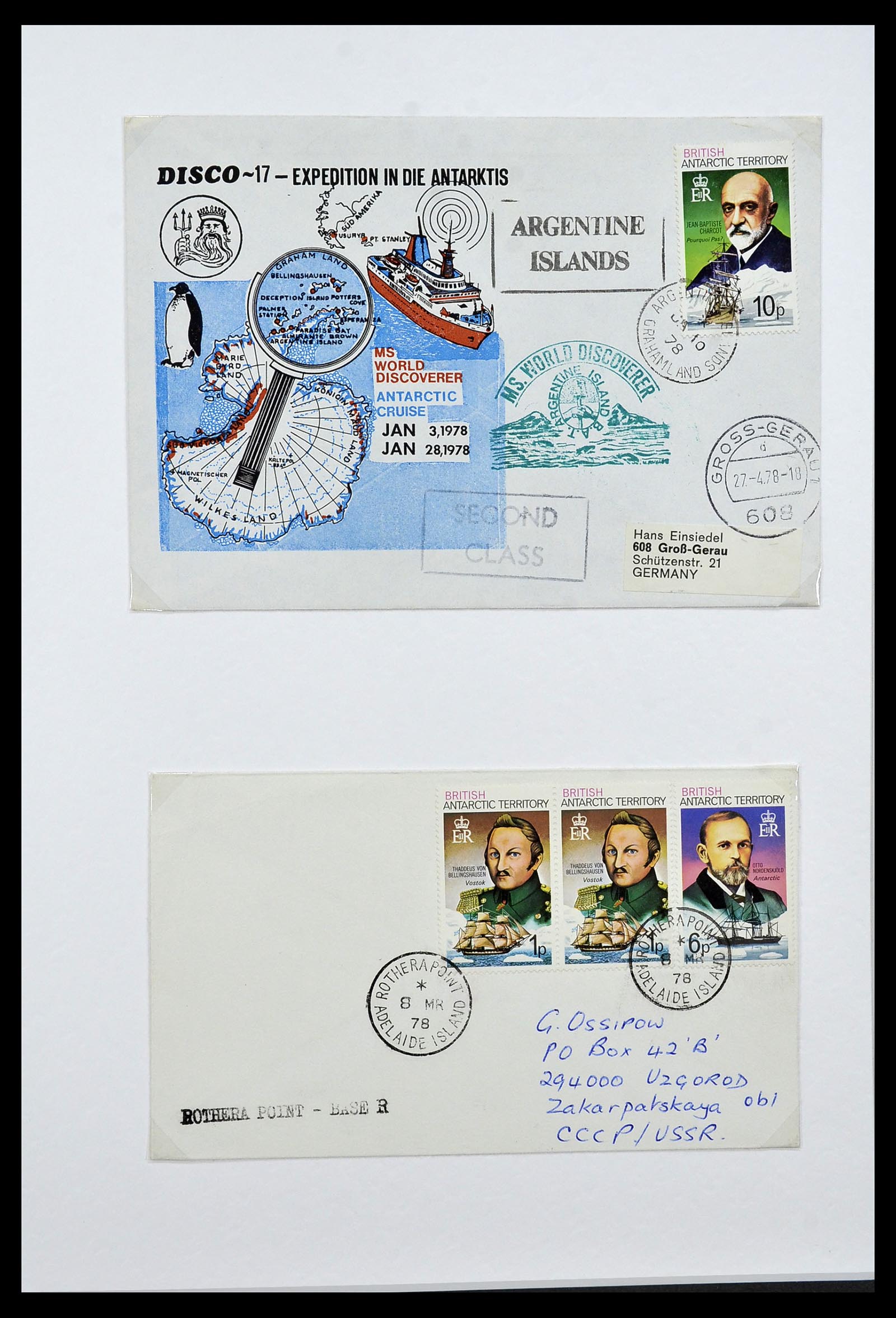 34105 038 - Stamp collection 34105 British Antarctica 1963-1993.