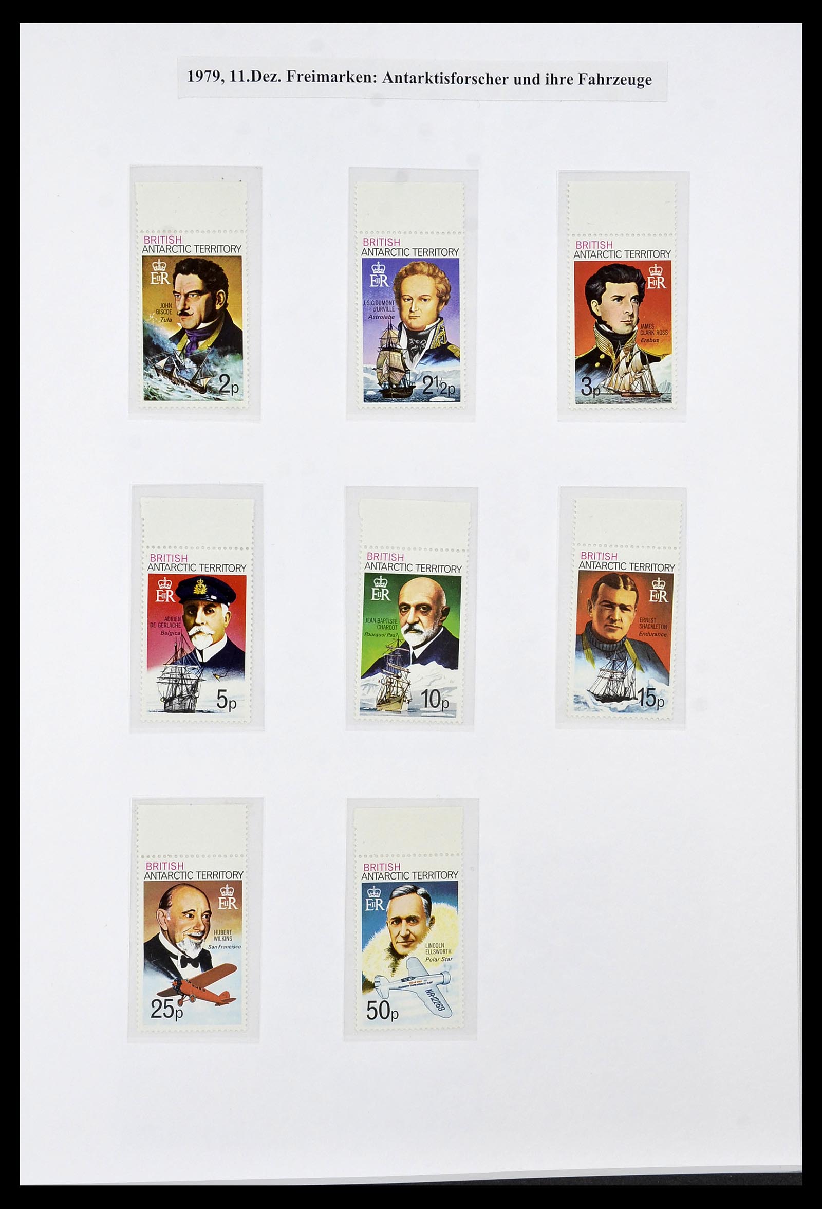 34105 040 - Stamp collection 34105 British Antarctica 1963-1993.